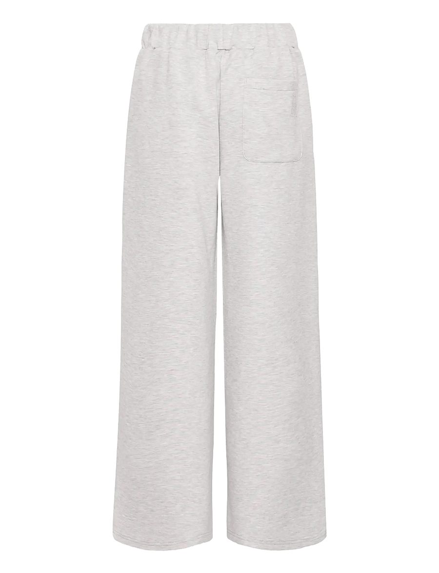 ICHI - IHCOZY PA - hosen mit weitem bein - light grey melange - 2