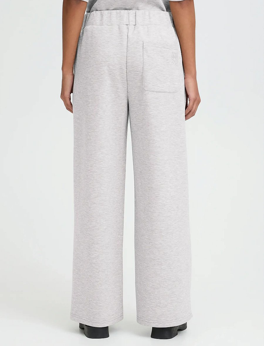 ICHI - IHCOZY PA - hosen mit weitem bein - light grey melange - 5