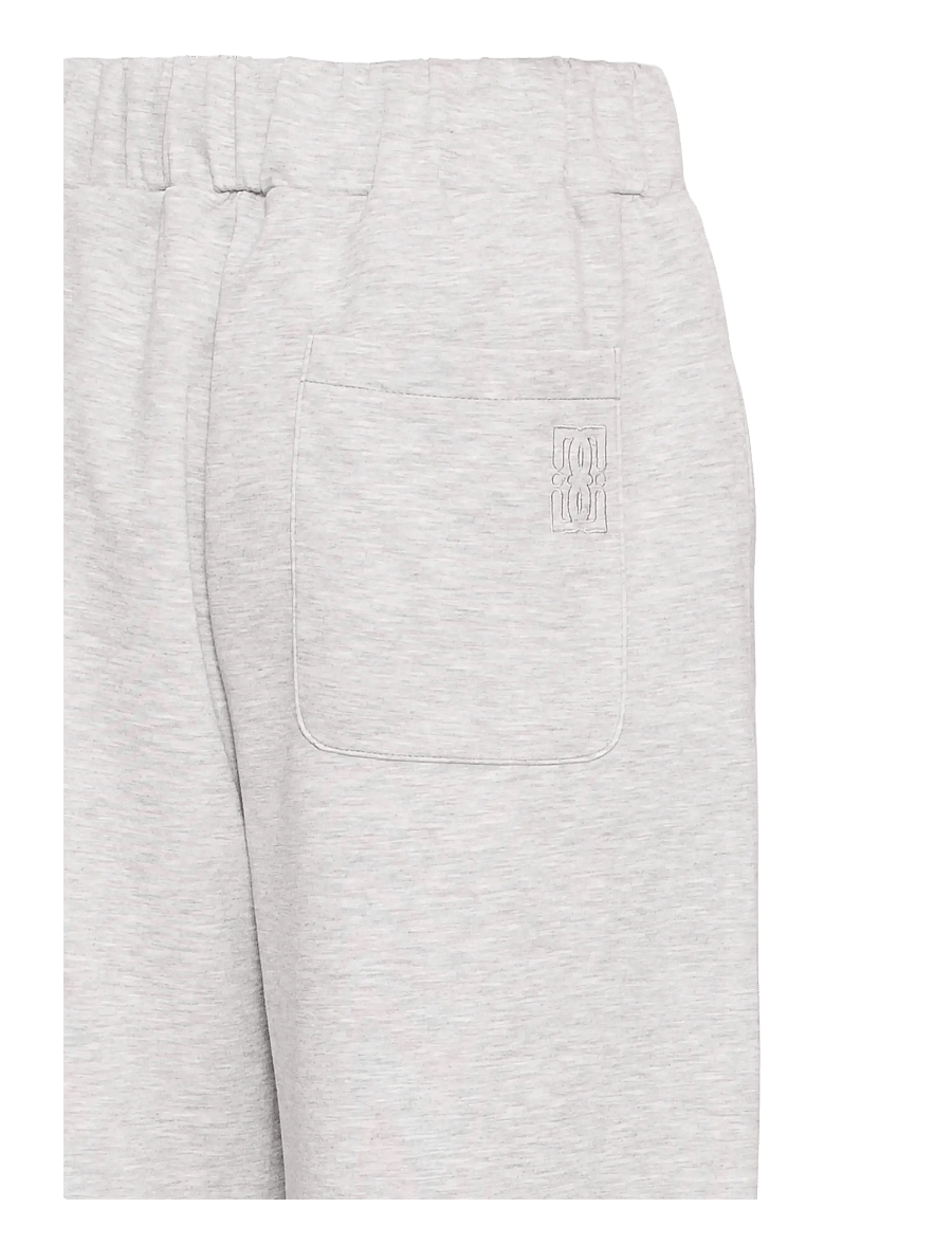 ICHI - IHCOZY PA - hosen mit weitem bein - light grey melange - 3