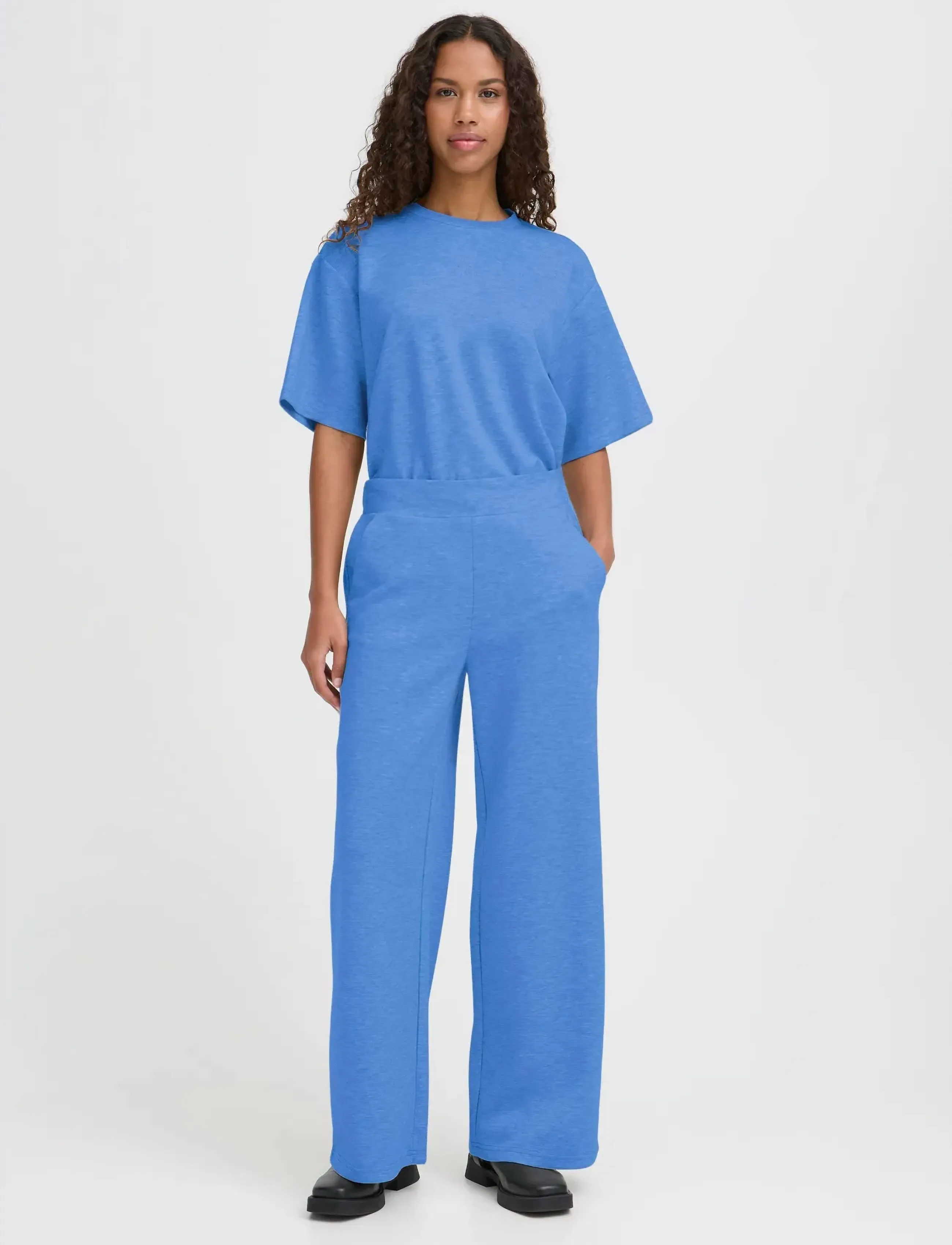 ICHI Ihcozy Pa, XS, Blue, Bukser > Brede Ben, Dame