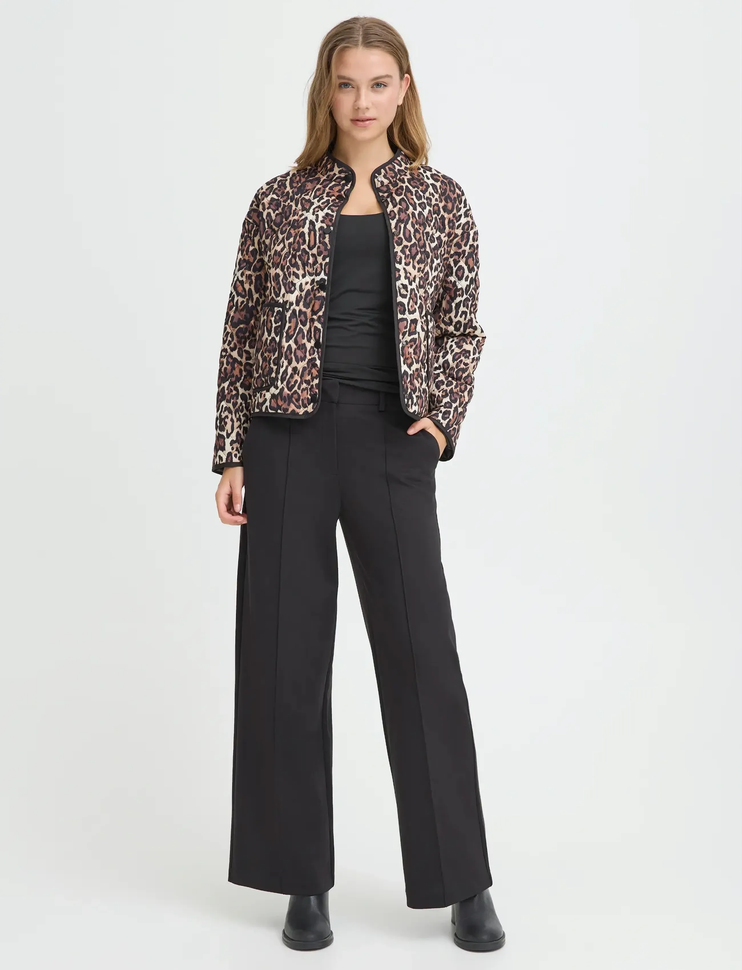 ICHI Ihlivanta Ja, 36, Jackets, Mehrfarbig/gemustert - Light-summer Jacket, Frauen