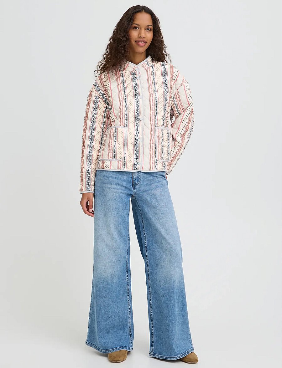 ICHI - IHLIVANTA JA - leichte jacken - teaberry stripe - 0
