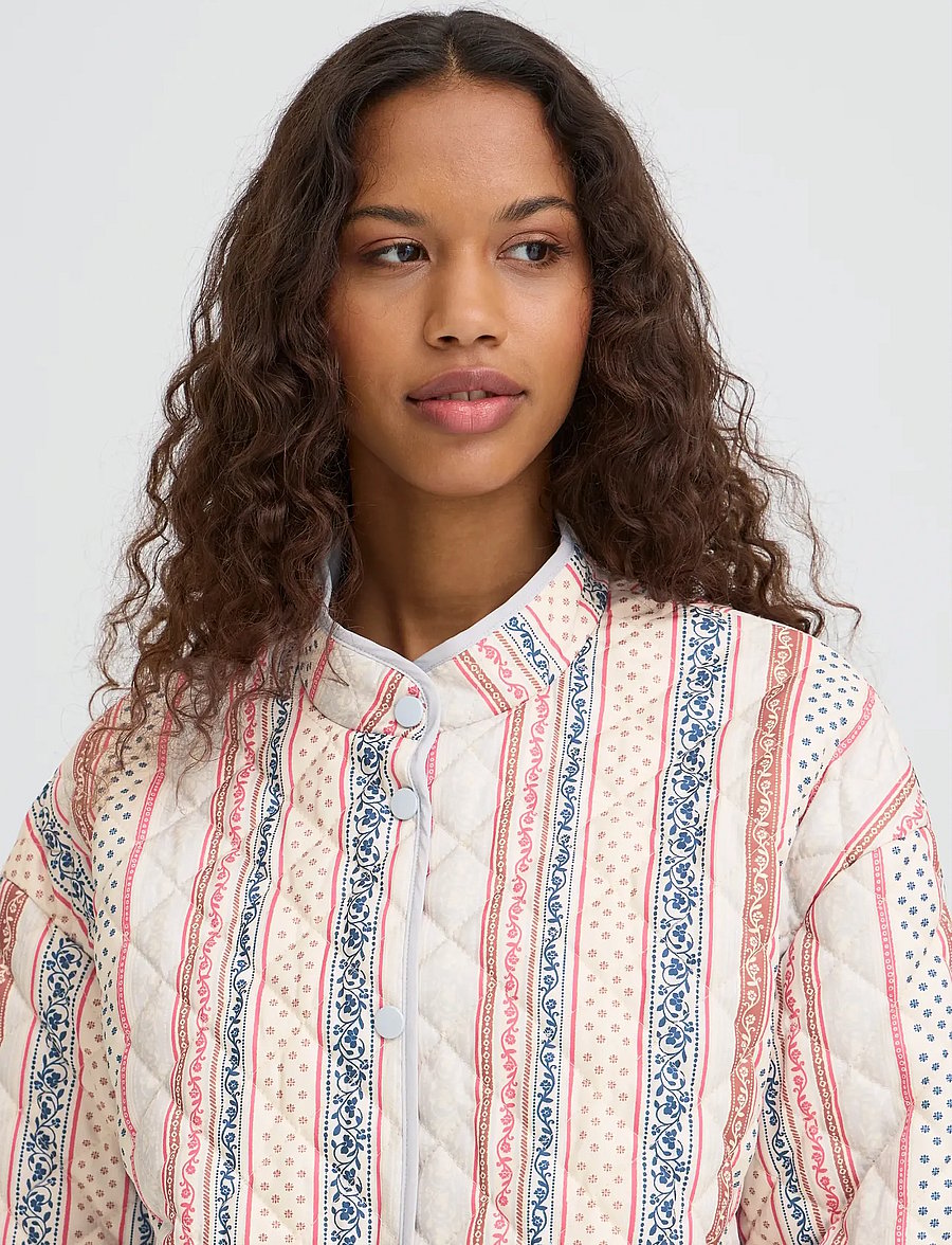 ICHI - IHLIVANTA JA - leichte jacken - teaberry stripe - 4
