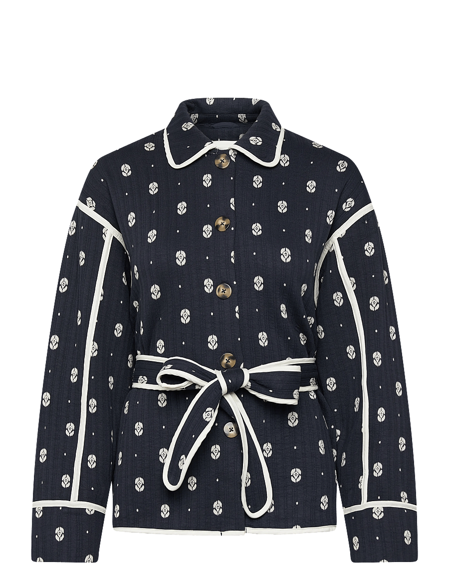 ICHI - IHKATE QUILTED JA4 - spring jackets - total eclipse graphic dot - 0