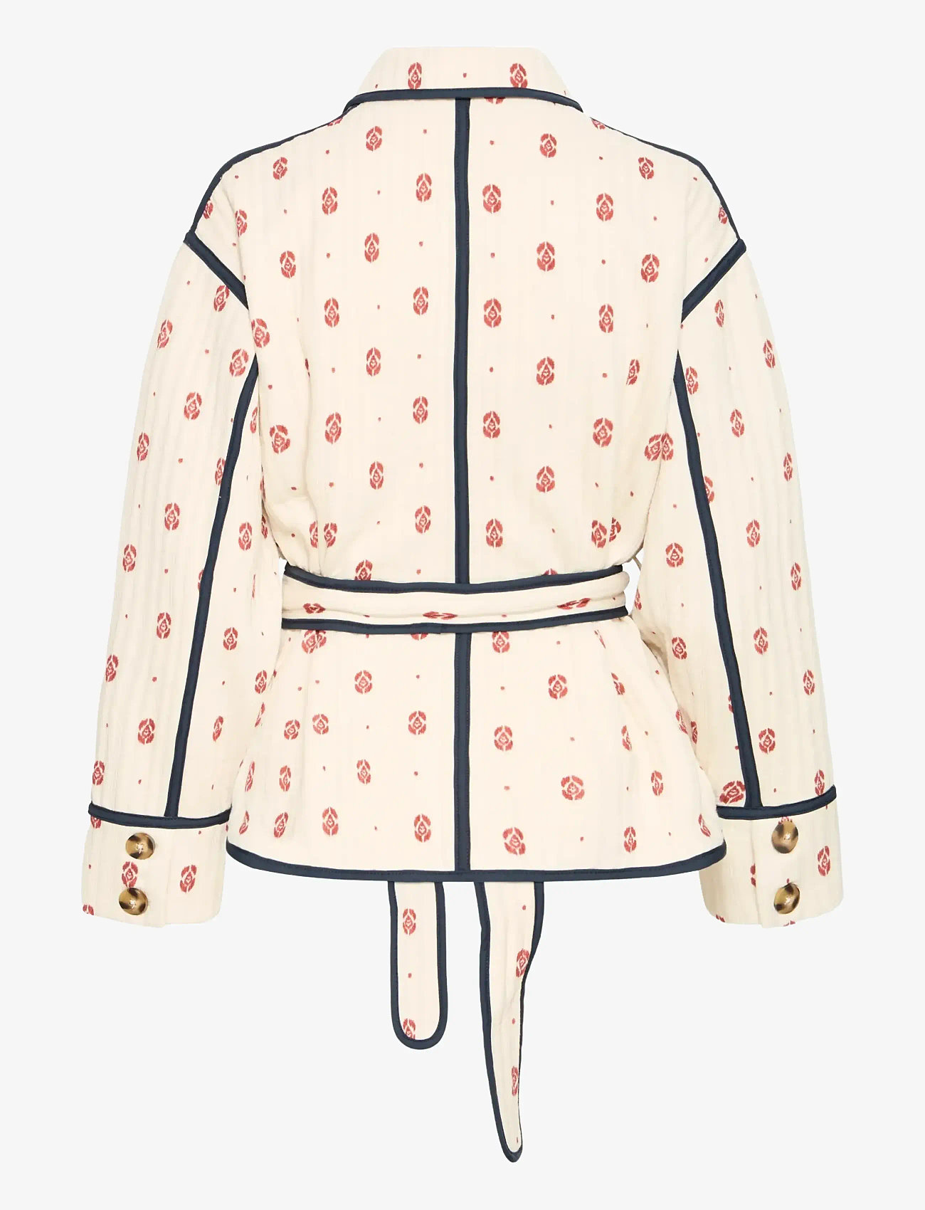 ICHI - IHKATE QUILTED JA4 - quiltade jackor - almond milk graphic dot - 2