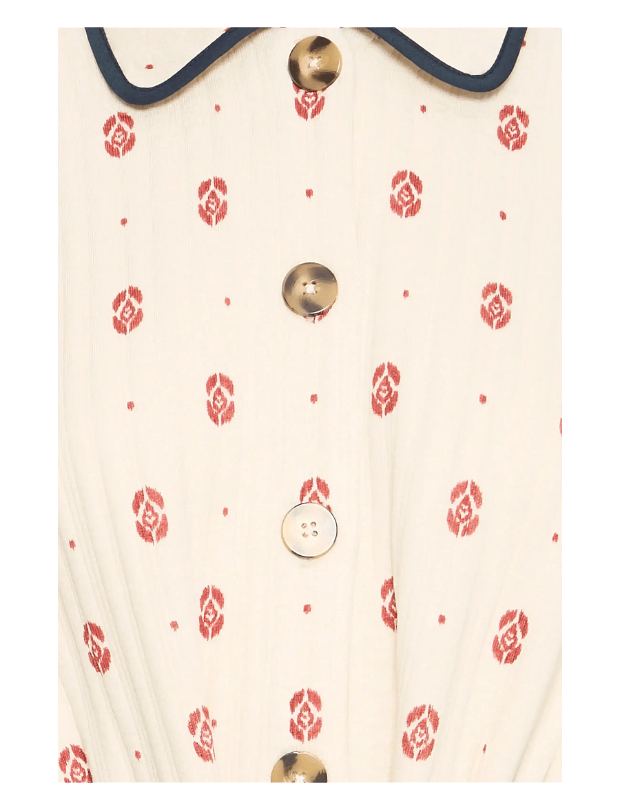 ICHI - IHKATE QUILTED JA4 - overshirts - almond milk graphic dot - 3