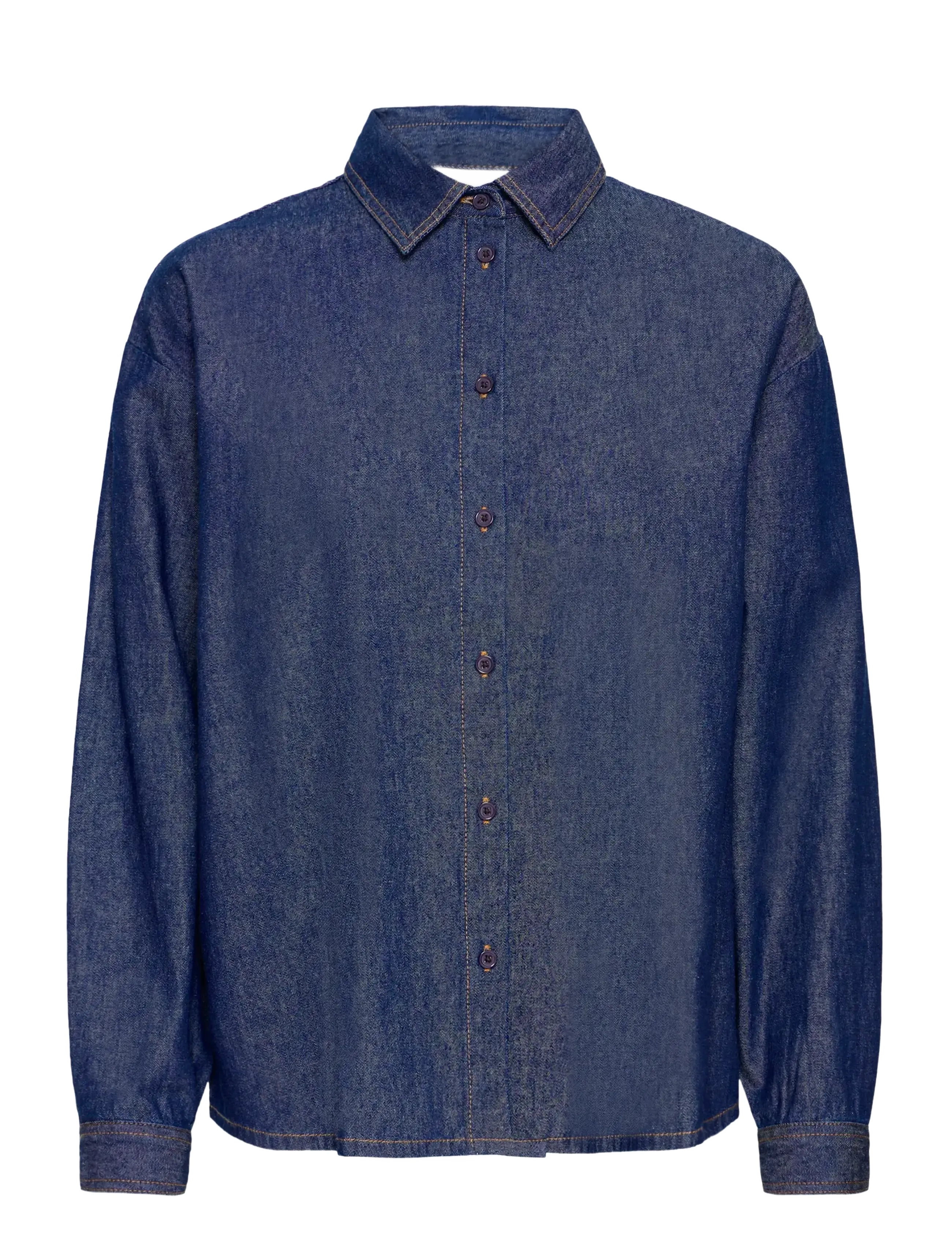 ICHI IHARCHER SH4 - Blouses & Shirts - DENIM AUTHENTIC BLUE / blue