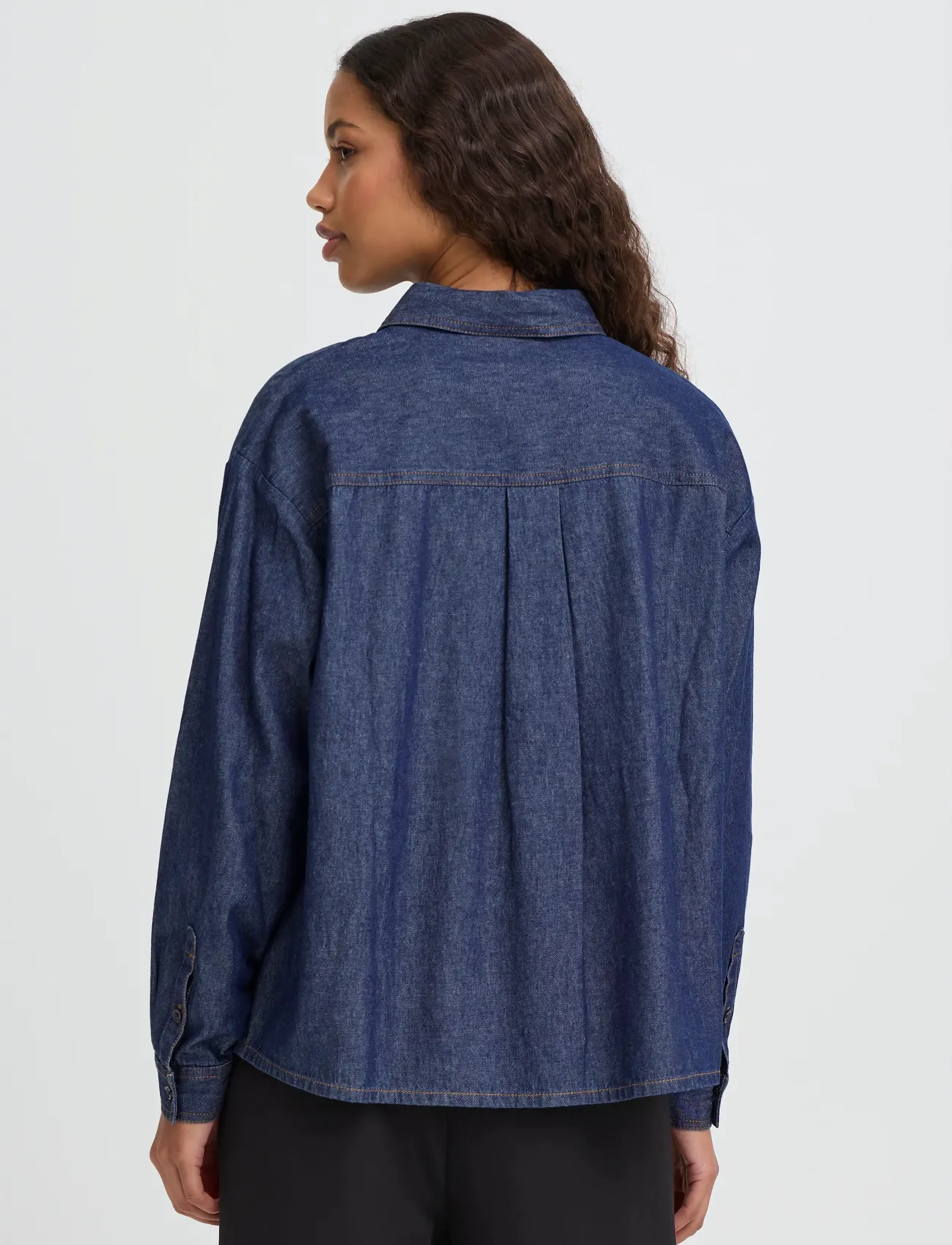 ICHI - IHARCHER SH4 - denimskjorter - denim authentic blue - 4