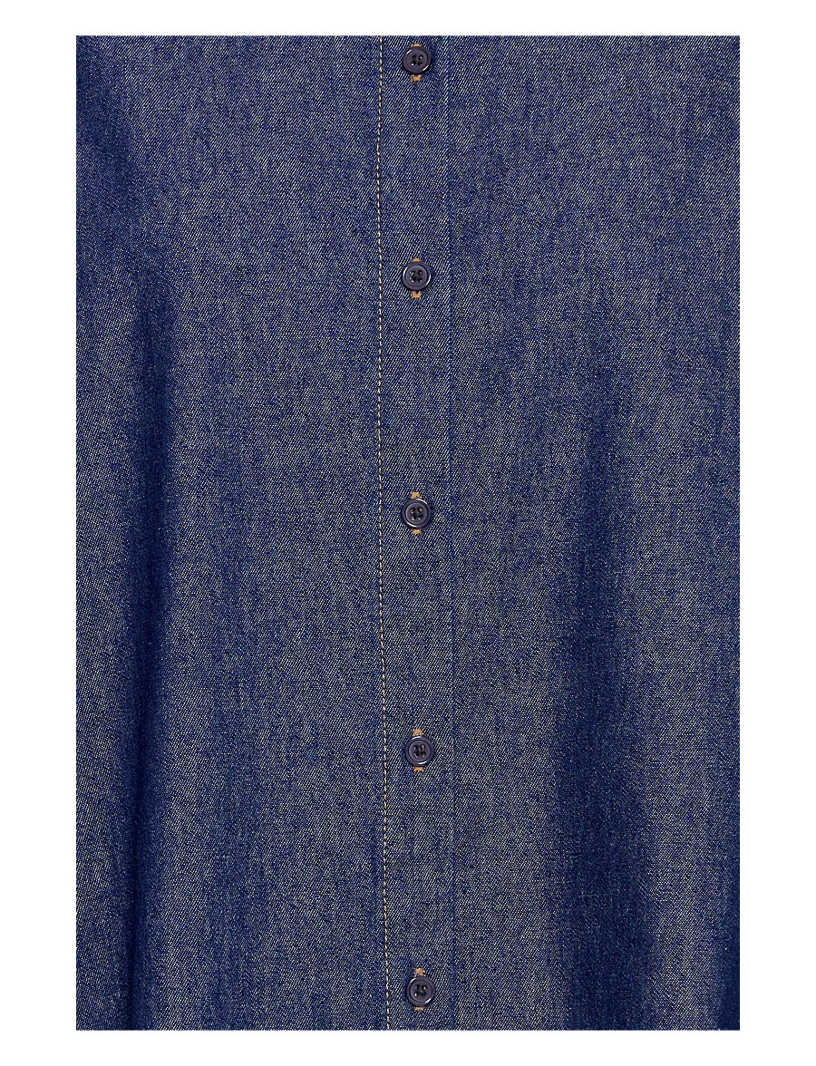 ICHI - IHARCHER SH4 - koszule dżinsowe - denim authentic blue - 3