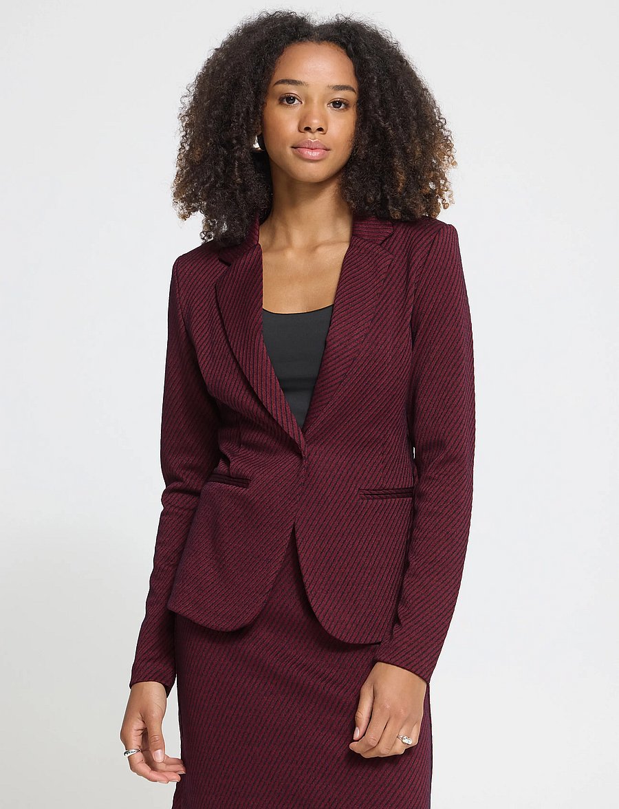 ICHI - IHKATE TWILLISH BL - einreihige blazer - port royale/dark blue - 5