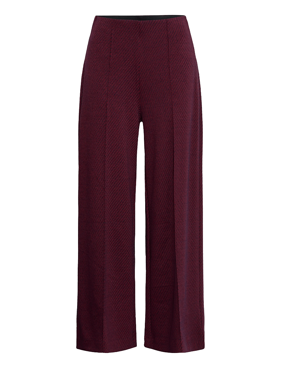 ICHI - IHKATE TWILLISH WIDE PA - hosen mit weitem bein - port royale/dark blue - 0