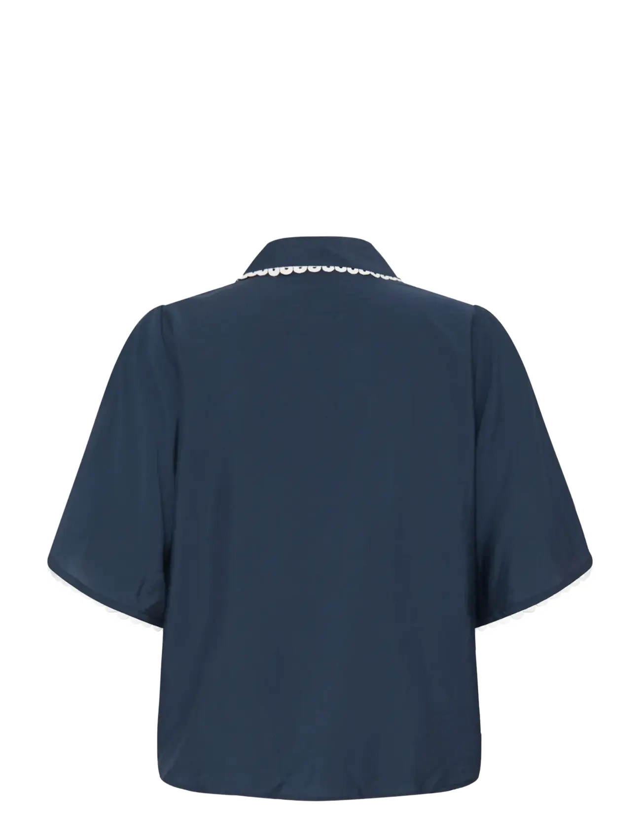 ICHI - IHLENI SH - short-sleeved blouses - total eclipse - 1