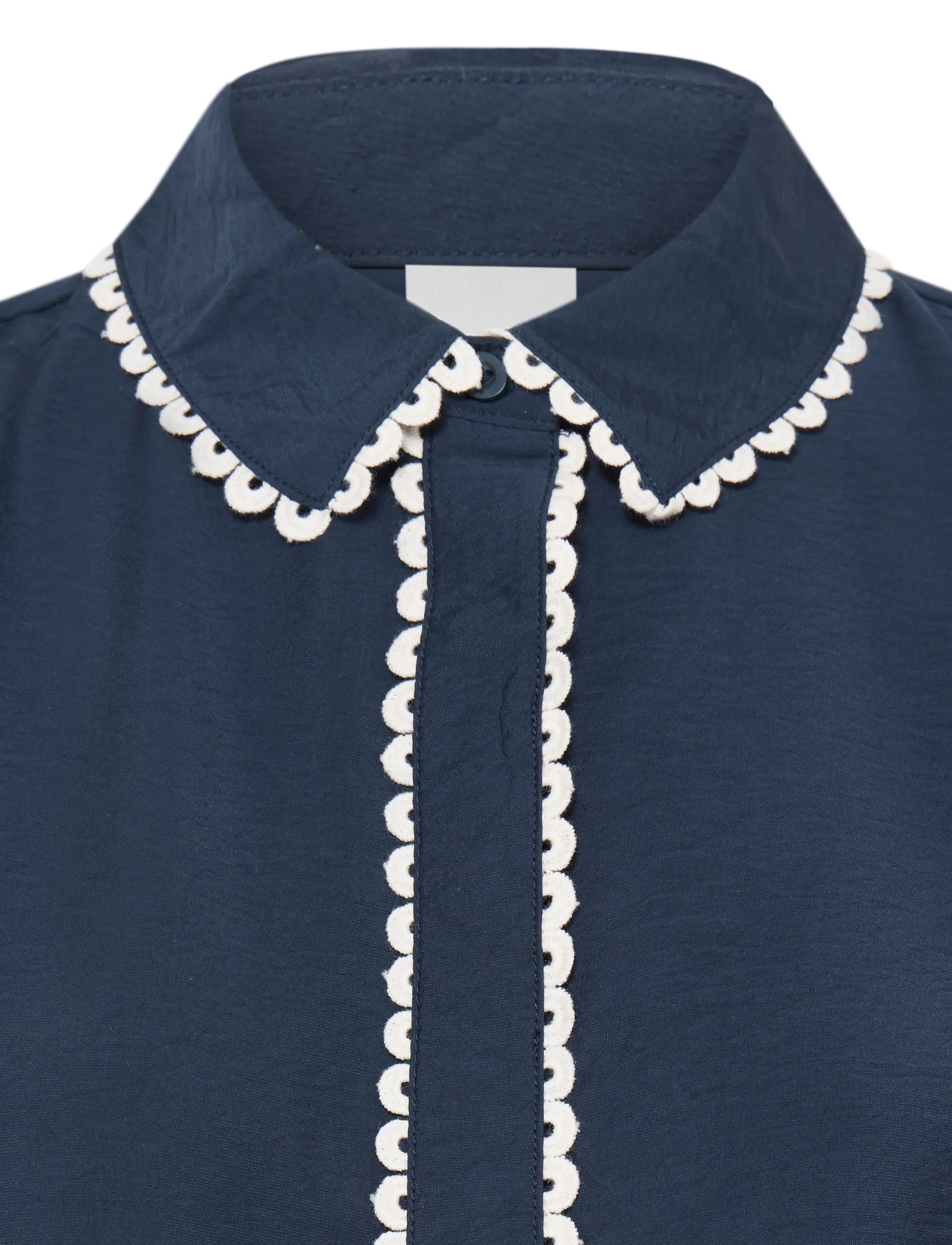 ICHI - IHLENI SH - short-sleeved blouses - total eclipse - 2