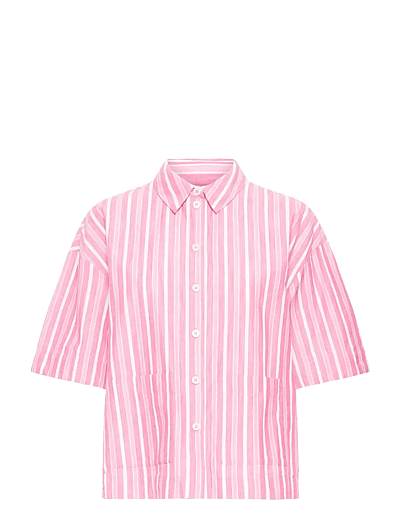 ICHI IHINDRA SH - Blusen & Hemden - WILD ORCHID STRIPE / pink/rose