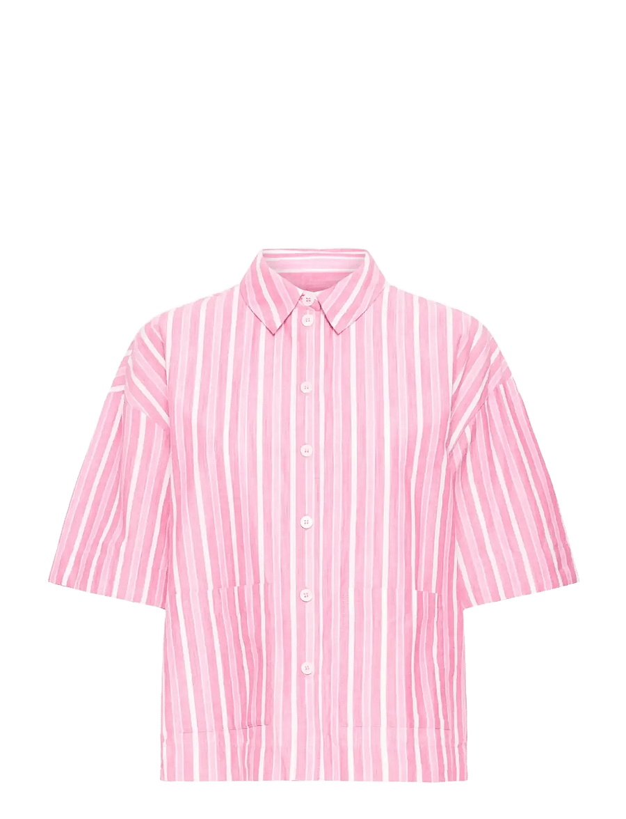 ICHI - IHINDRA SH - short-sleeved shirts - wild orchid stripe - 1