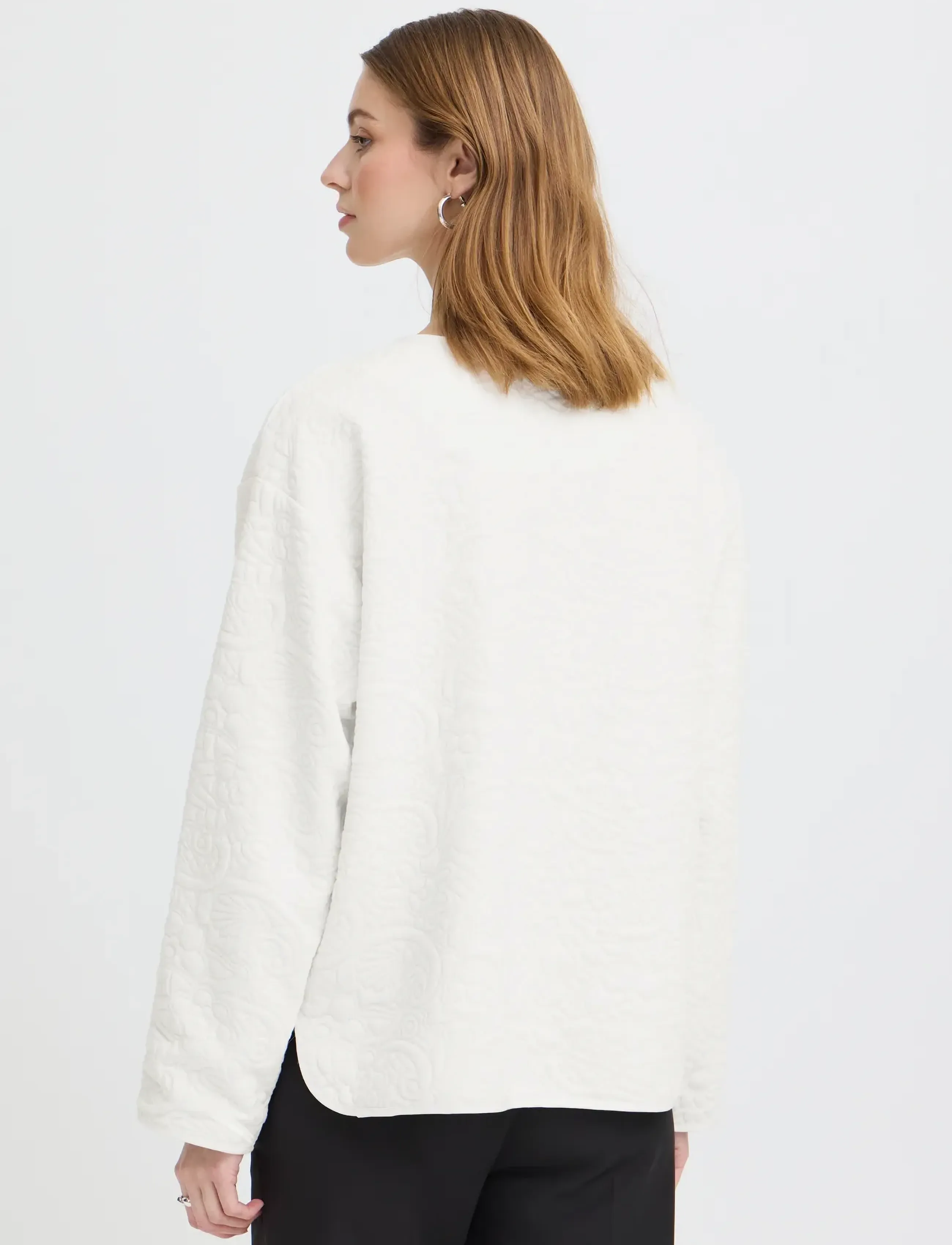 ICHI - IHKATE QUILTED JA5 - outerwear - cloud dancer - 4