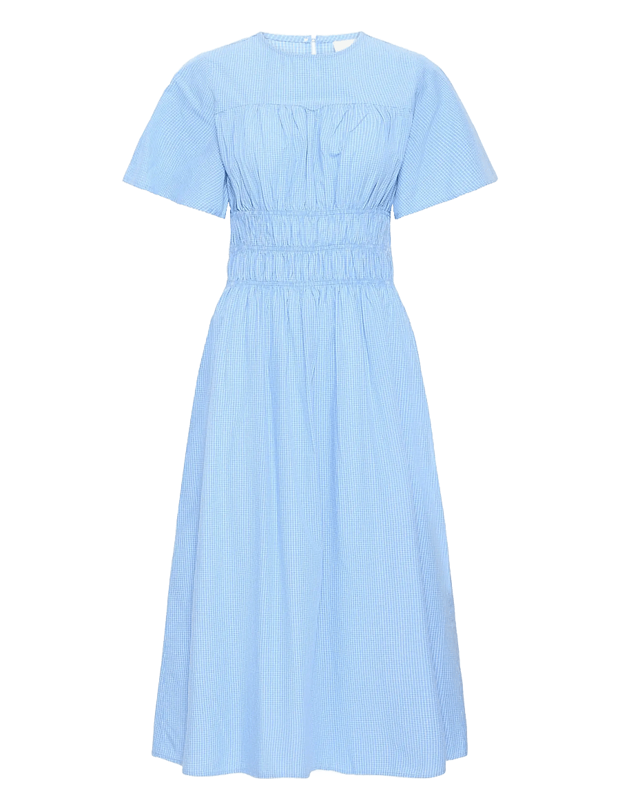 ICHI - IHGWENDA DR - sommerkleider - blue/white check - 1