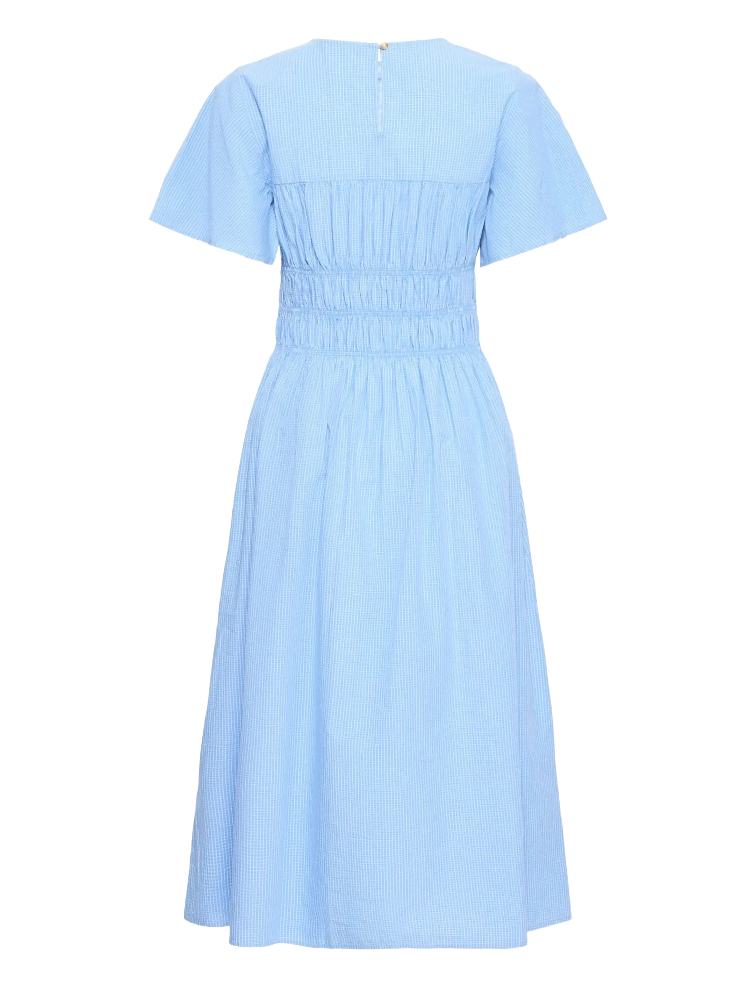 ICHI - IHGWENDA DR - midimekot - blue/white check - 2