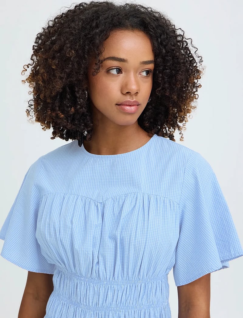 ICHI - IHGWENDA DR - suvekleidid - blue/white check - 4