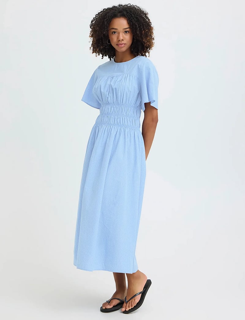 ICHI - IHGWENDA DR - suvekleidid - blue/white check - 5