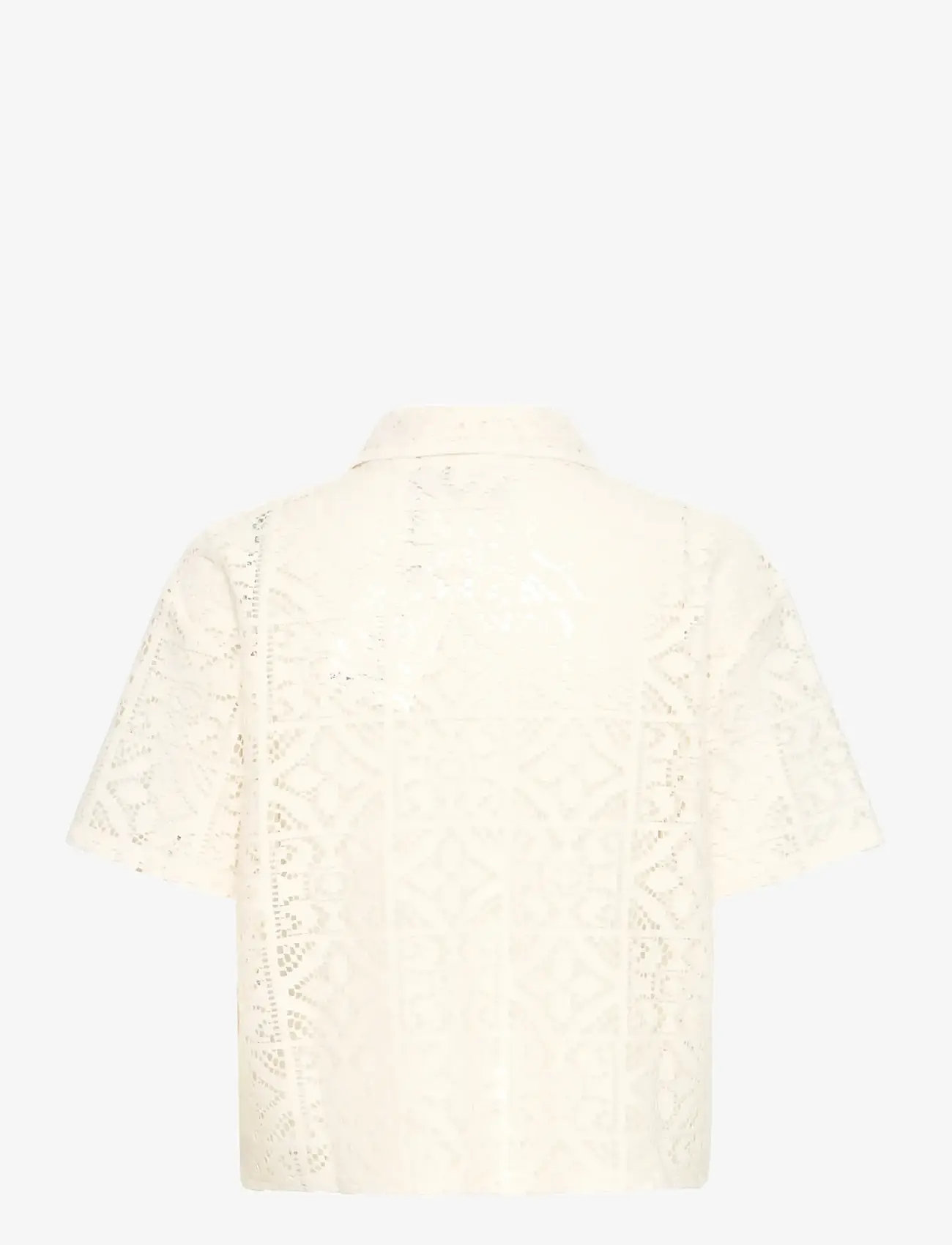 ICHI - IHNAIMA SS - lühikeste varrukatega pluusid - cloud dancer - 2