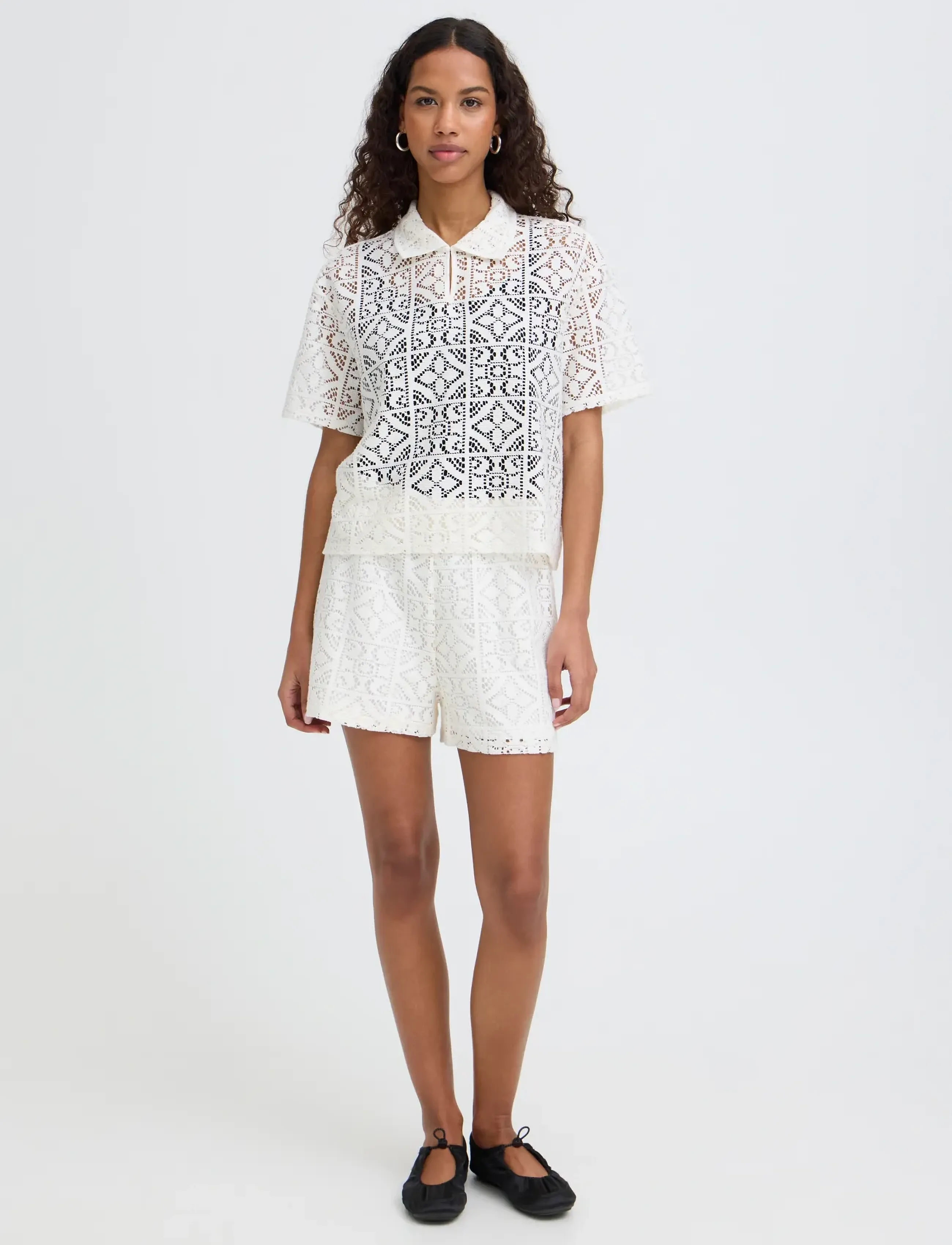 ICHI IHNAIMA SS - Blusen - CLOUD DANCER / cream