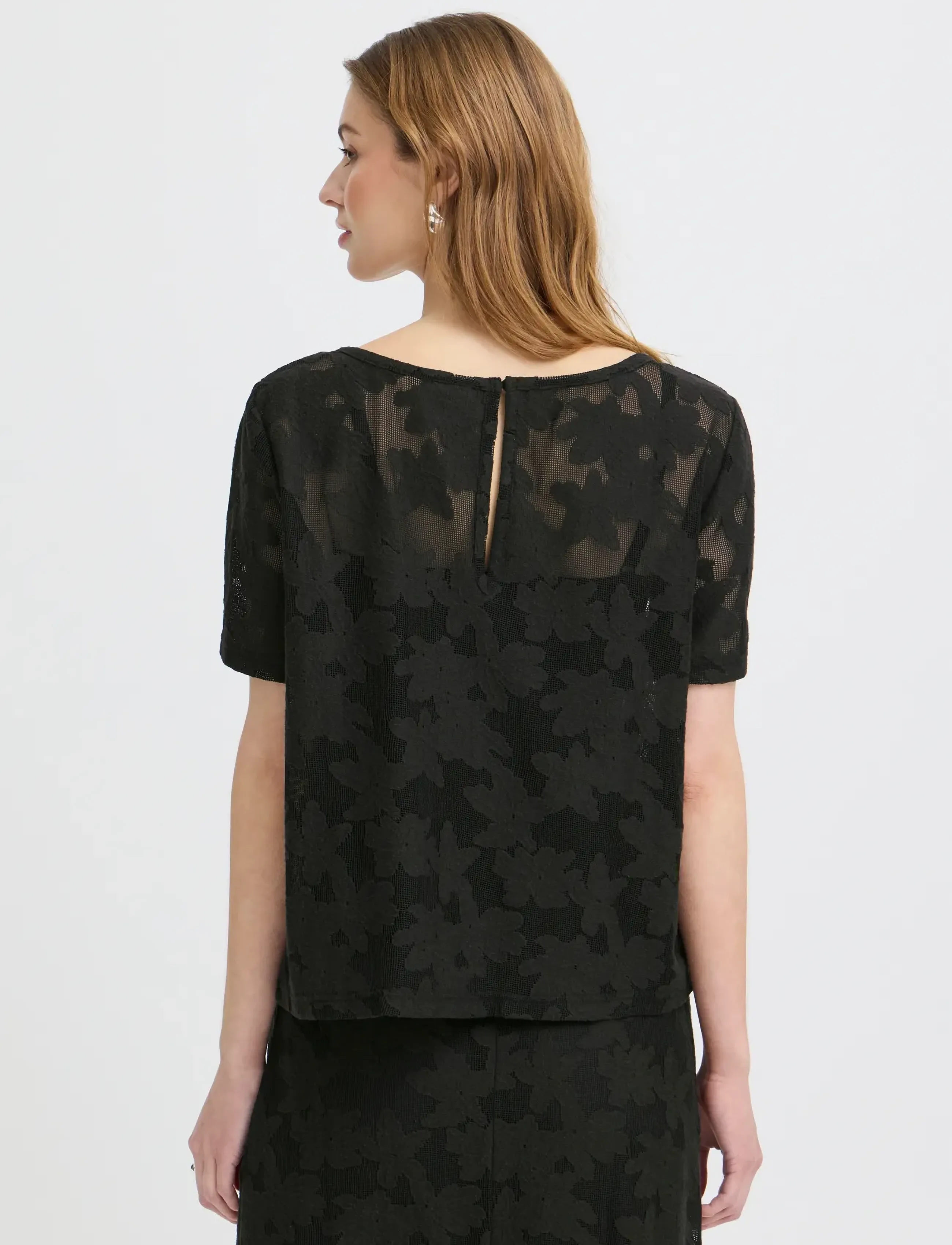 ICHI - IHMANIA SS - lühikeste varrukatega pluusid - black - 3