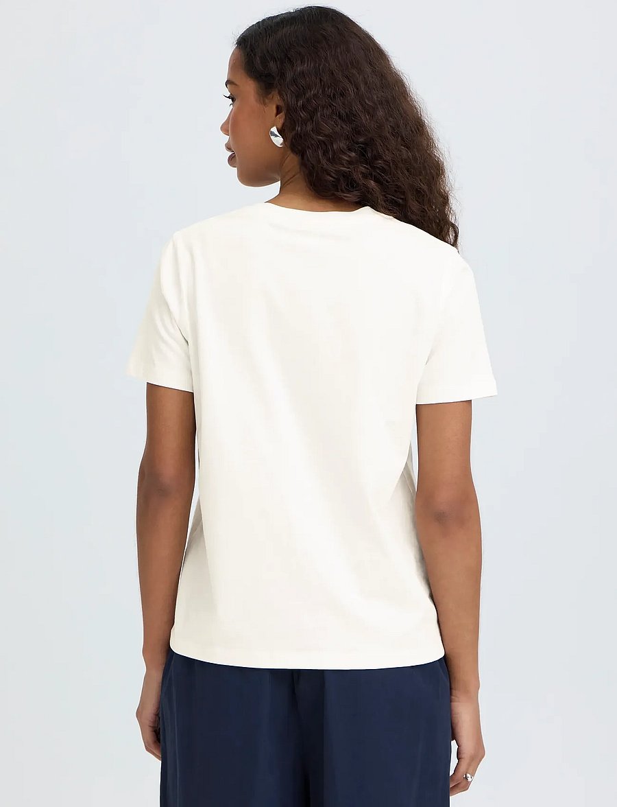 ICHI - IHPENDO SS3 - t-shirts - cloud dancer - 3