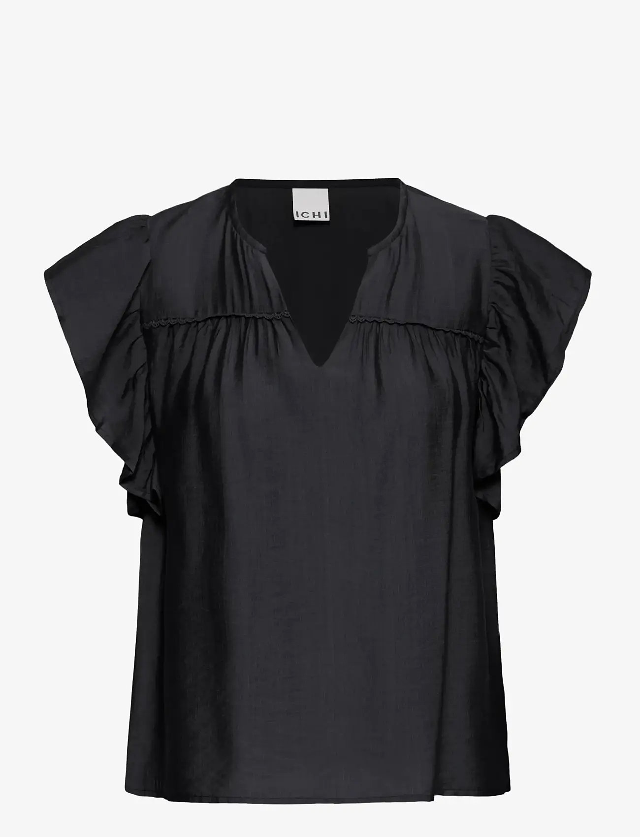 ICHI - IHHETTA SS - kortærmede bluser - black - 1