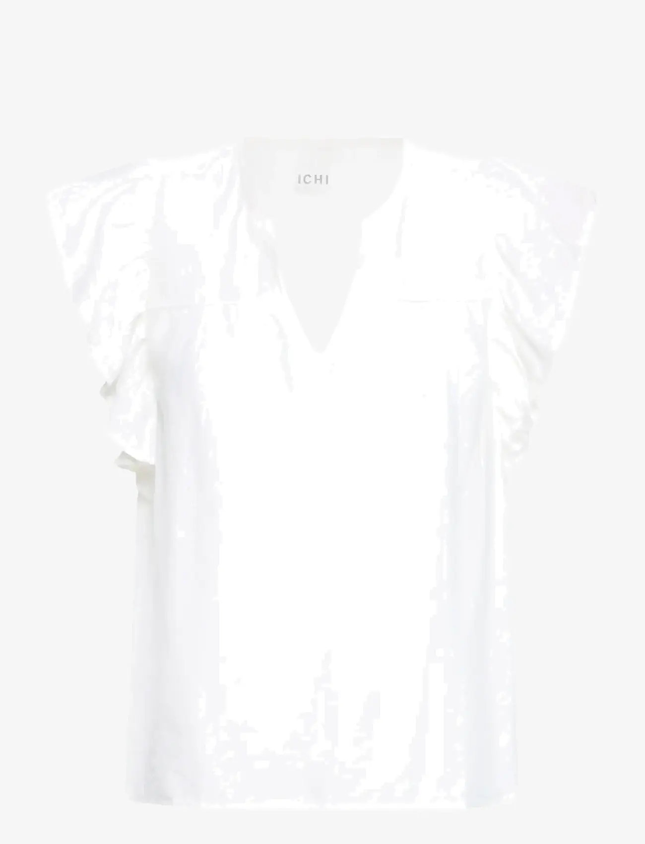 ICHI - IHHETTA SS - kurzämlige blusen - cloud dancer - 1