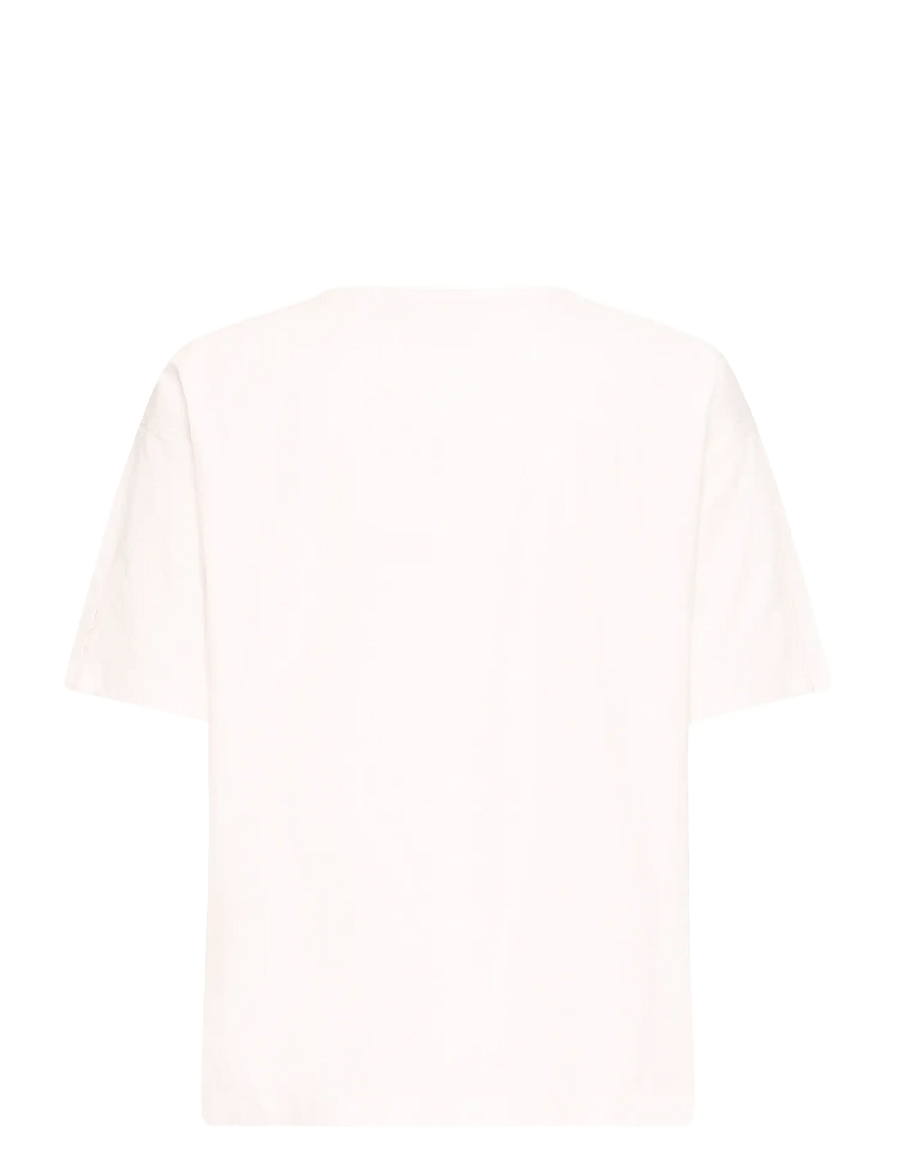 ICHI - IHMITTE SS - t-särgid - cloud dancer / fiery red - 2