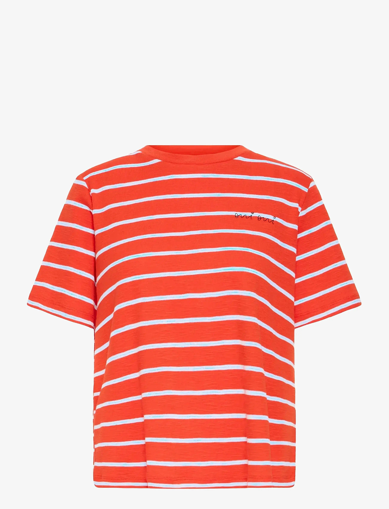 ICHI - IHNOVA SS3 - t-shirts - fiery red / powder blue - 1