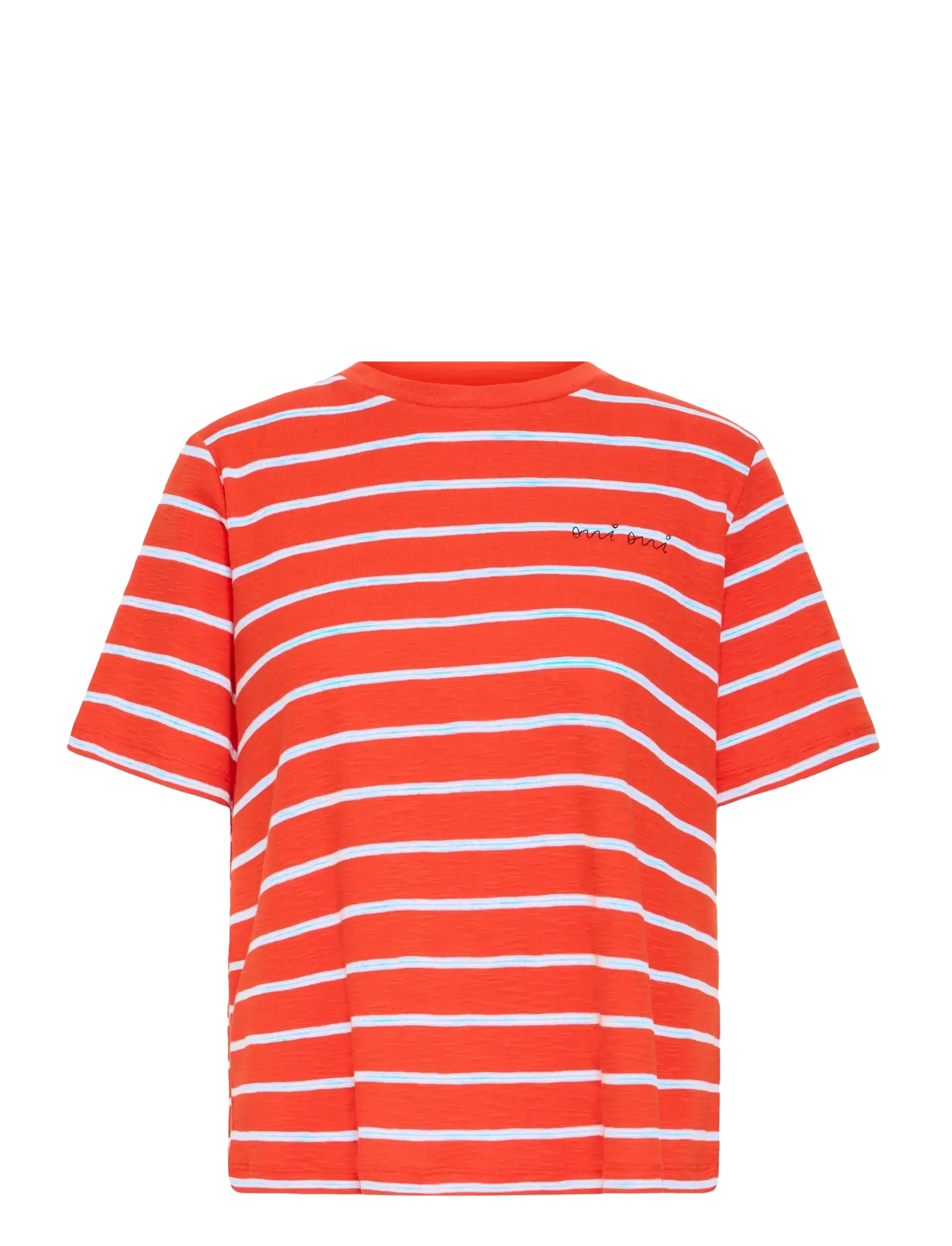 FIERY RED / POWDER BLUE