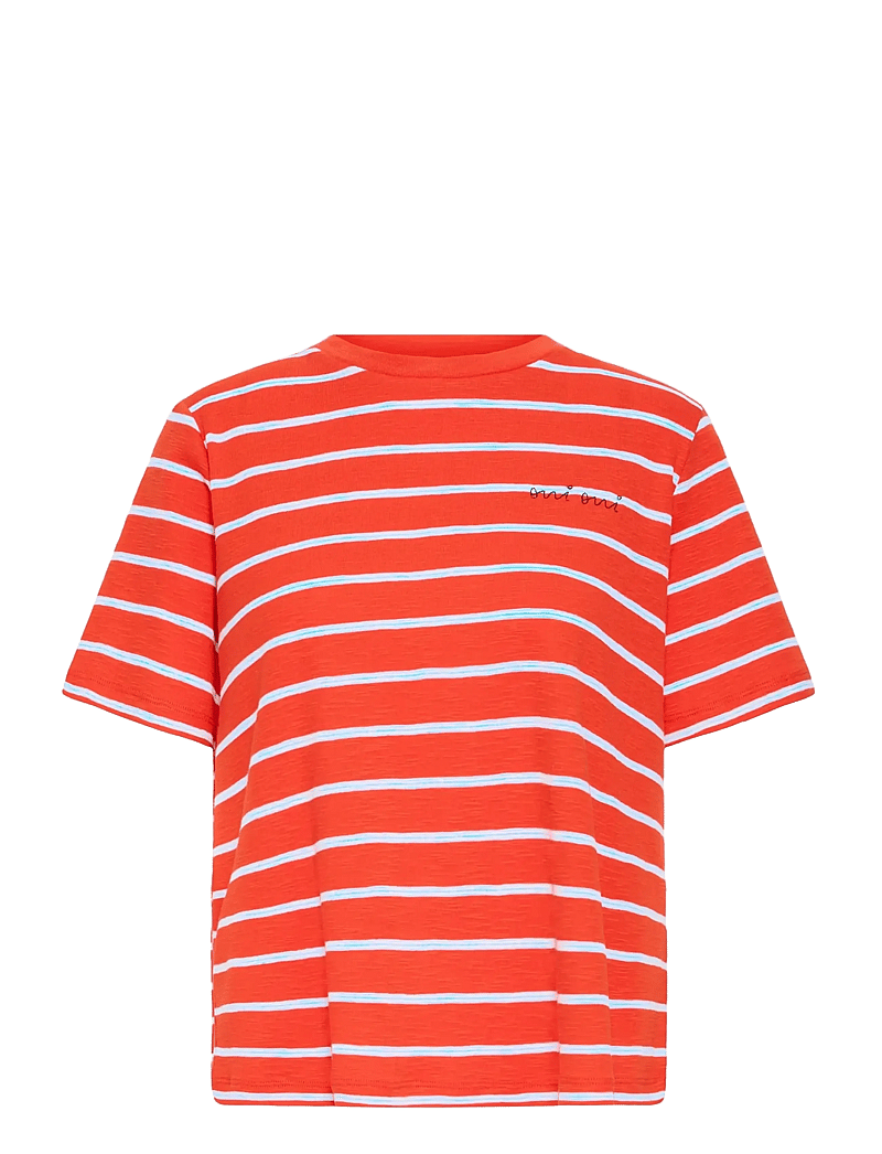 ICHI - IHNOVA SS3 - t-shirts - fiery red / powder blue - 1