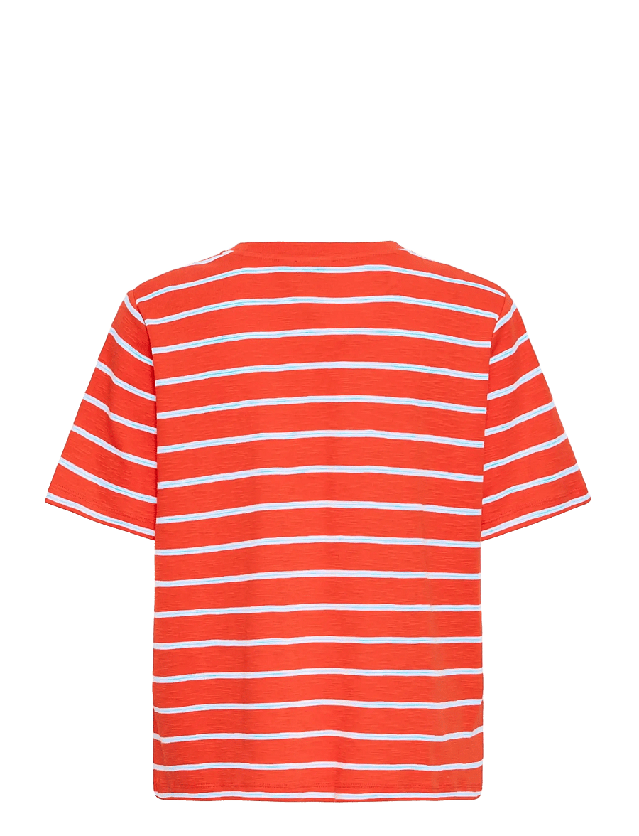 ICHI - IHNOVA SS3 - t-shirts - fiery red / powder blue - 2
