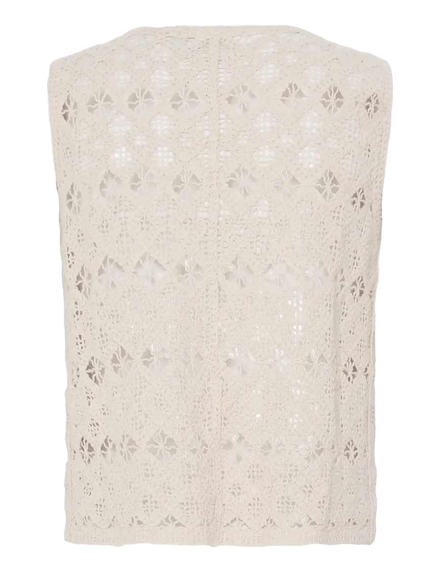 ICHI - IHNEKLA TO - knitted vests - birch - 2