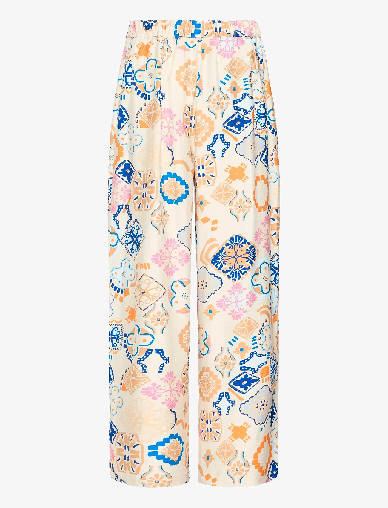 ICHI - IHLANCIE PA - bukser med brede ben - graphic tile - 2