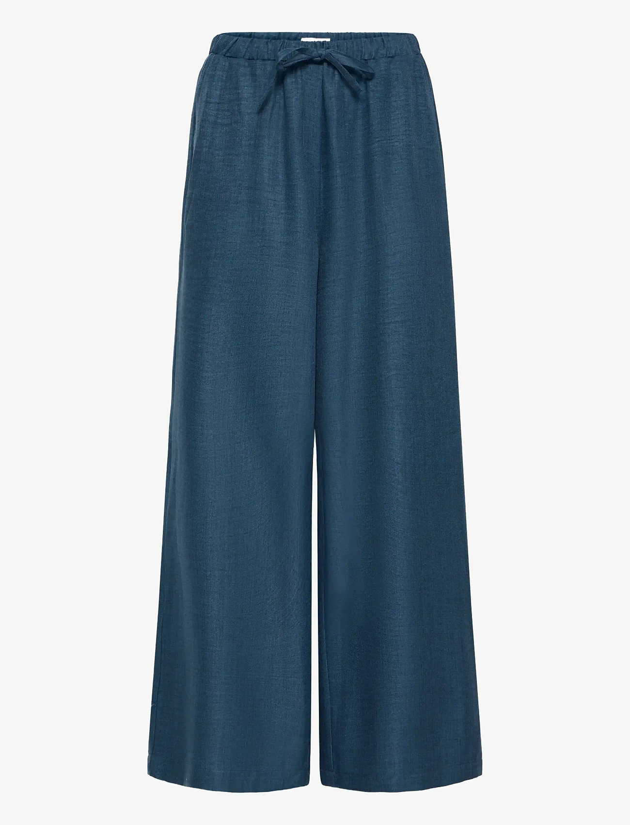 ICHI - IHKATICO PA - hosen mit weitem bein - true navy melange - 1