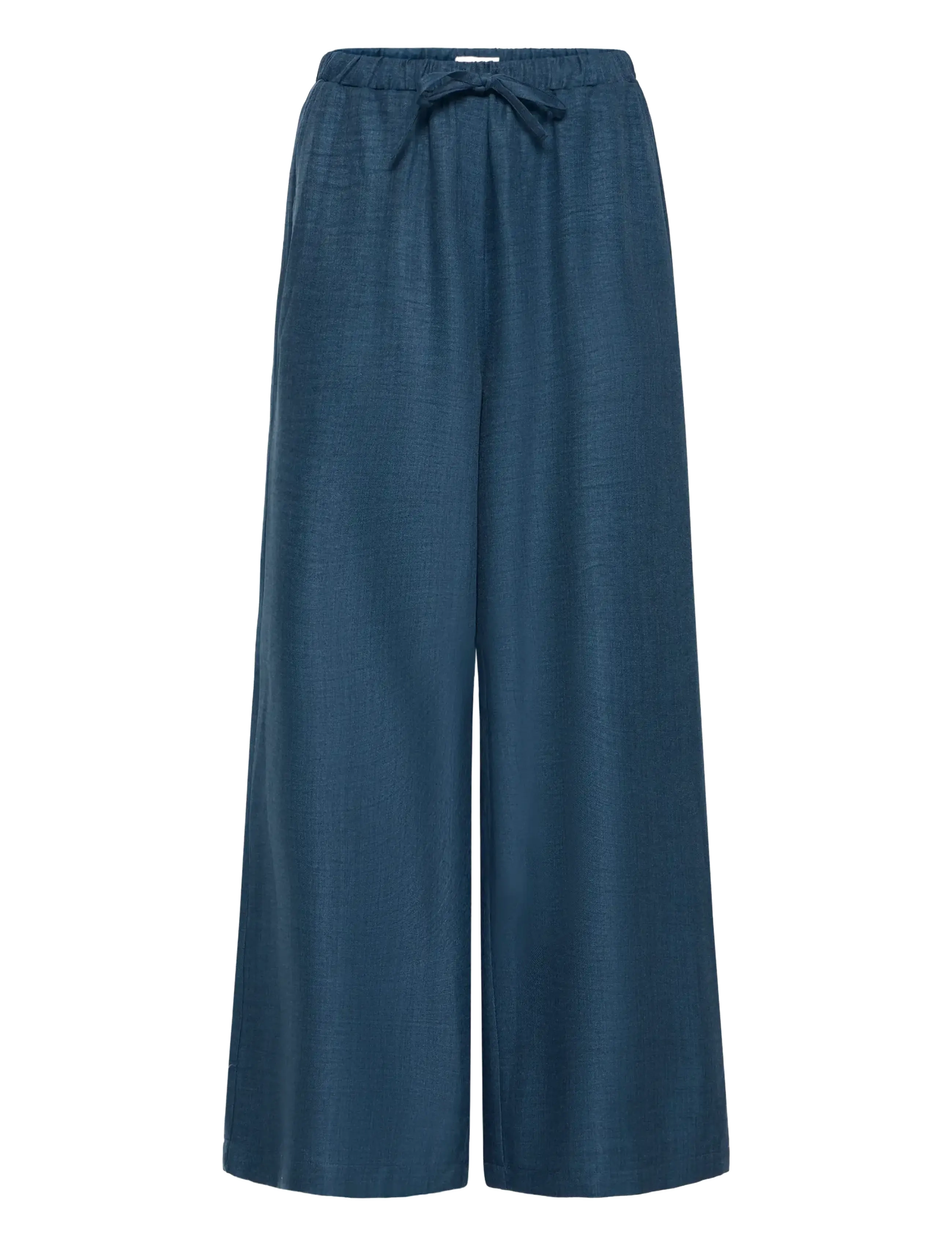 ICHI IHKATICO PA - Wijde broeken - TRUE NAVY MELANGE / blue