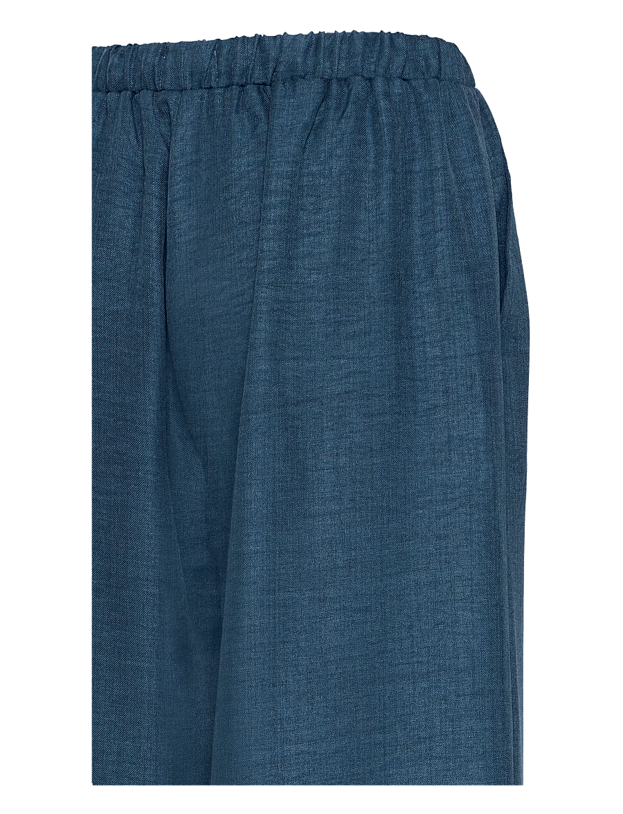 ICHI - IHKATICO PA - hosen mit weitem bein - true navy melange - 3