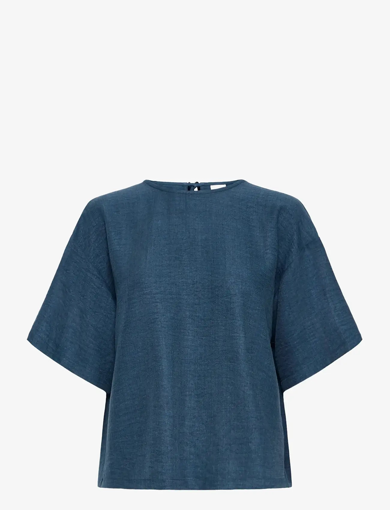 ICHI - IHKATICO SH - kortærmede bluser - true navy melange - 1