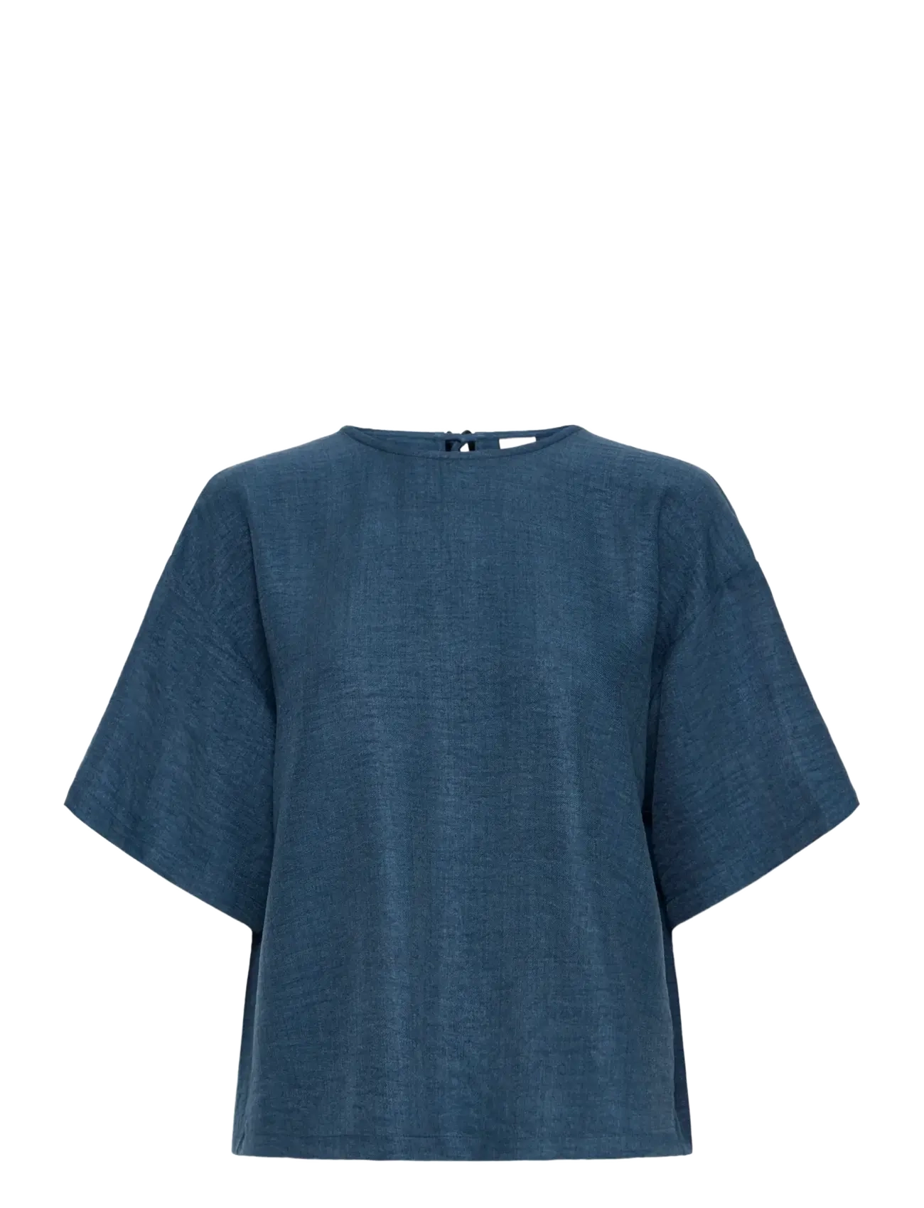 ICHI IHKATICO SH - Bluser & Skjorter - TRUE NAVY MELANGE / blue