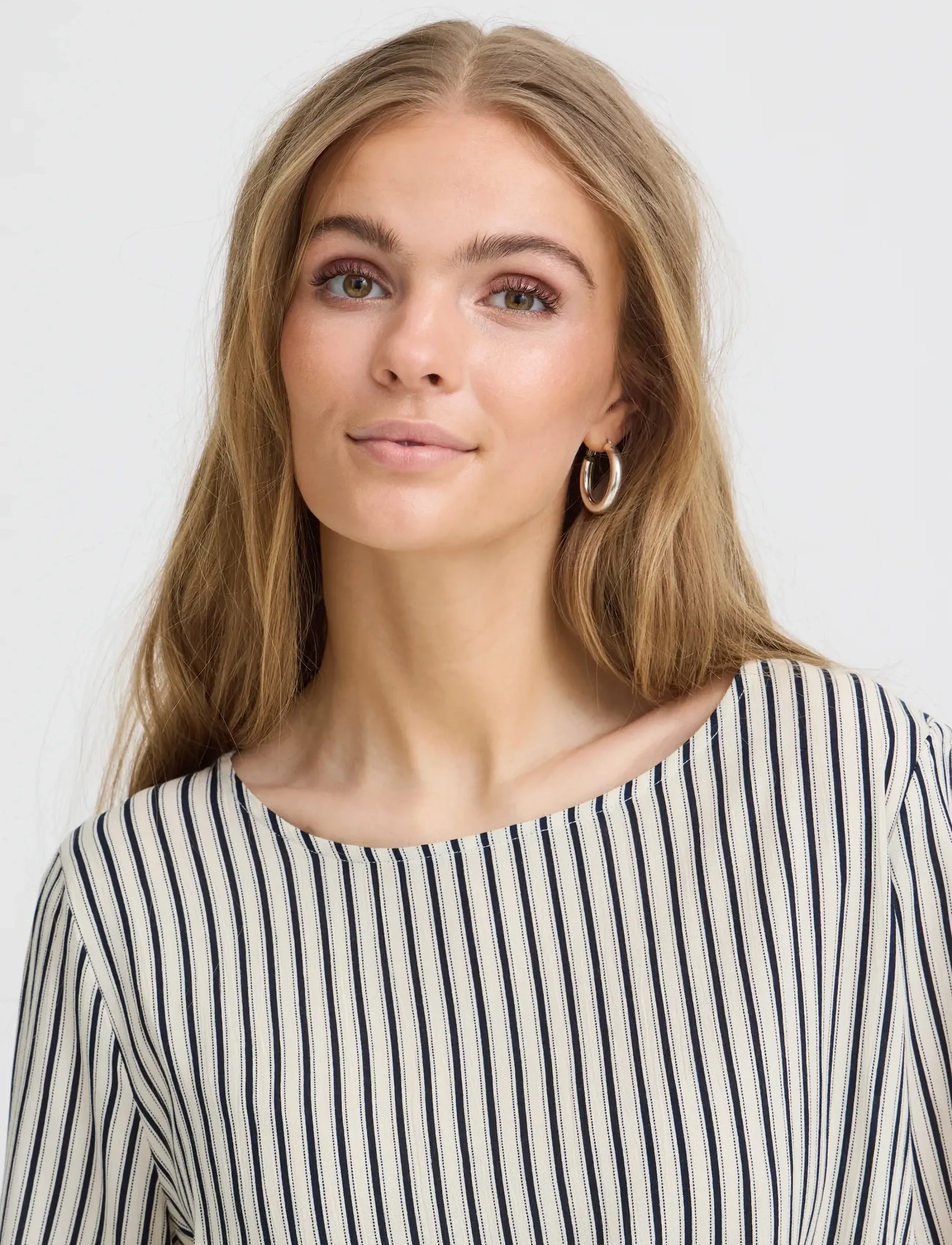 ICHI - IHMARRAKECH AOP SS17 - lühikeste varrukatega pluusid - total eclipse stripe - 4