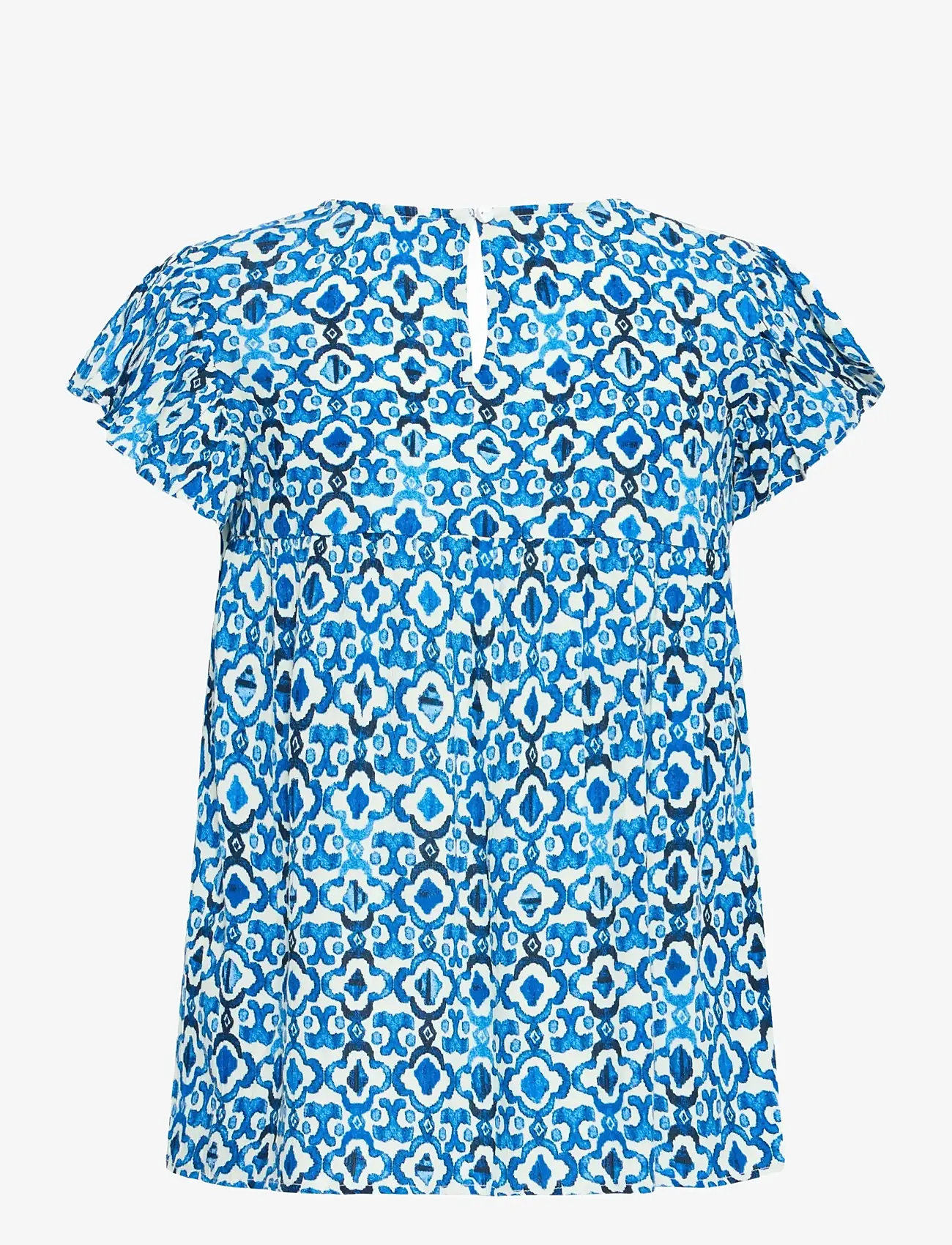 ICHI - IHMARRAKECH AOP TO11 - kortærmede bluser - sodalite blue ikat - 2