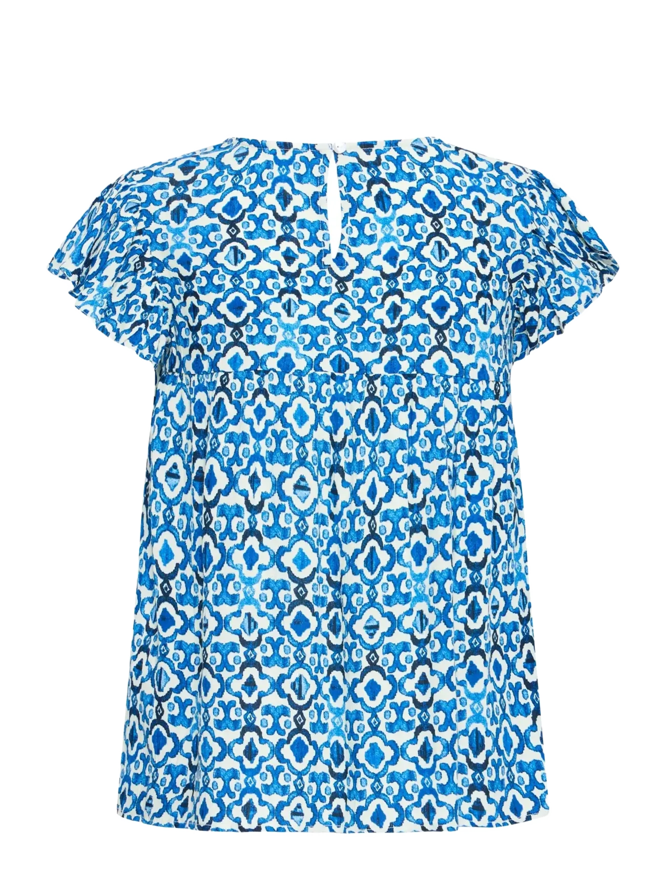 ICHI - IHMARRAKECH AOP TO11 - kurzärmelige blusen - sodalite blue ikat - 2