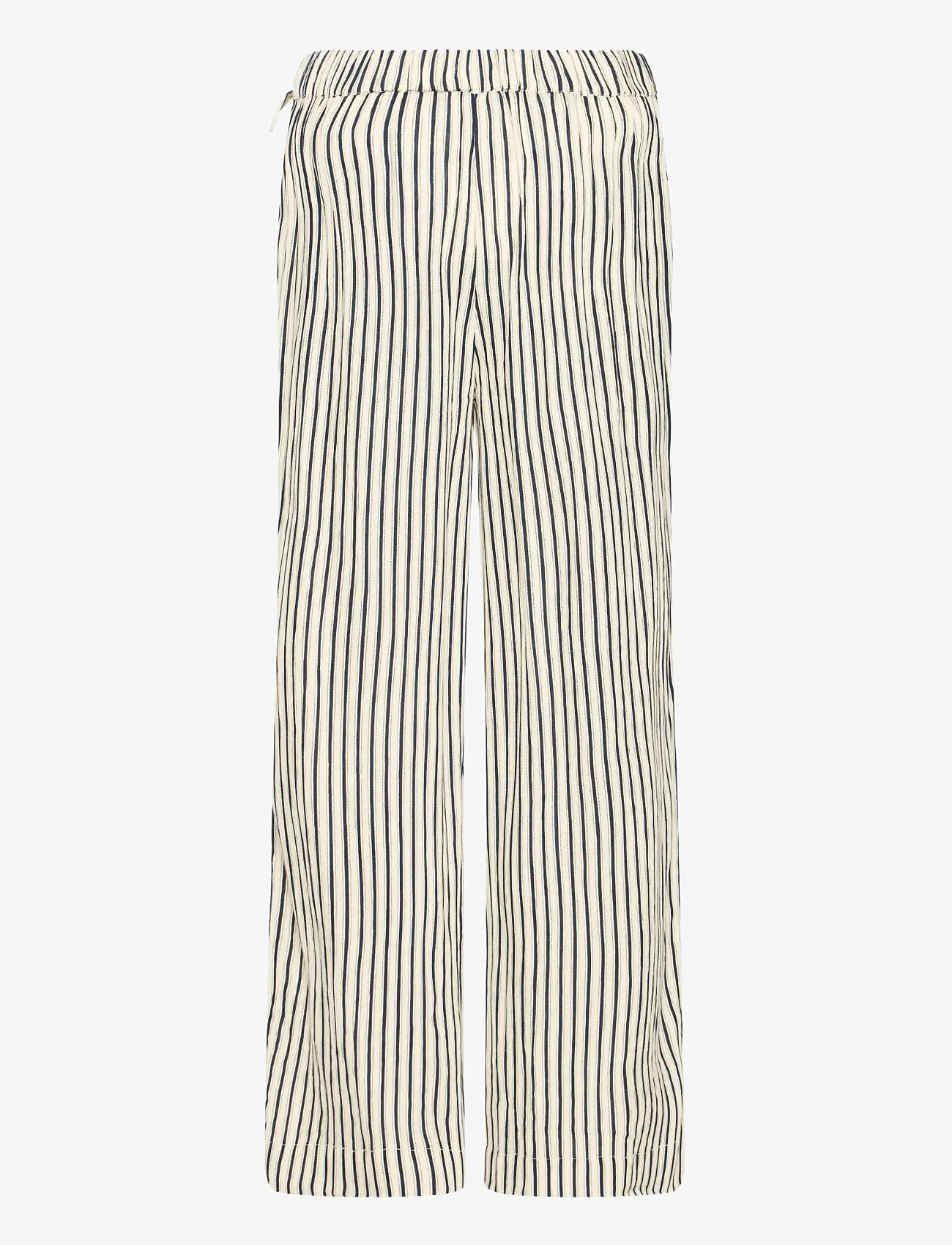 ICHI - IHMARRAKECH AOP PA3 - bukser med lige ben - total eclipse stripe - 1