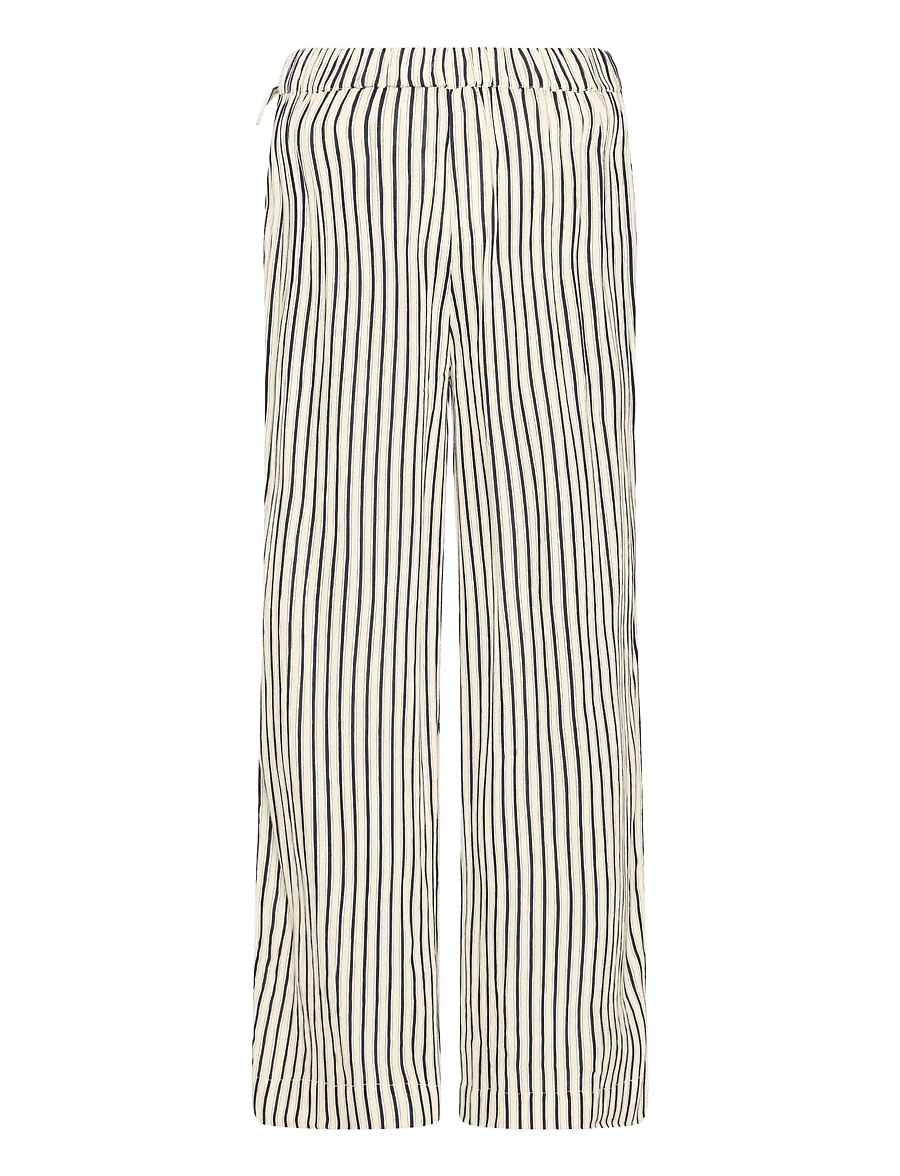 ICHI - IHMARRAKECH AOP PA3 - hose mit geradem bein - total eclipse stripe - 2