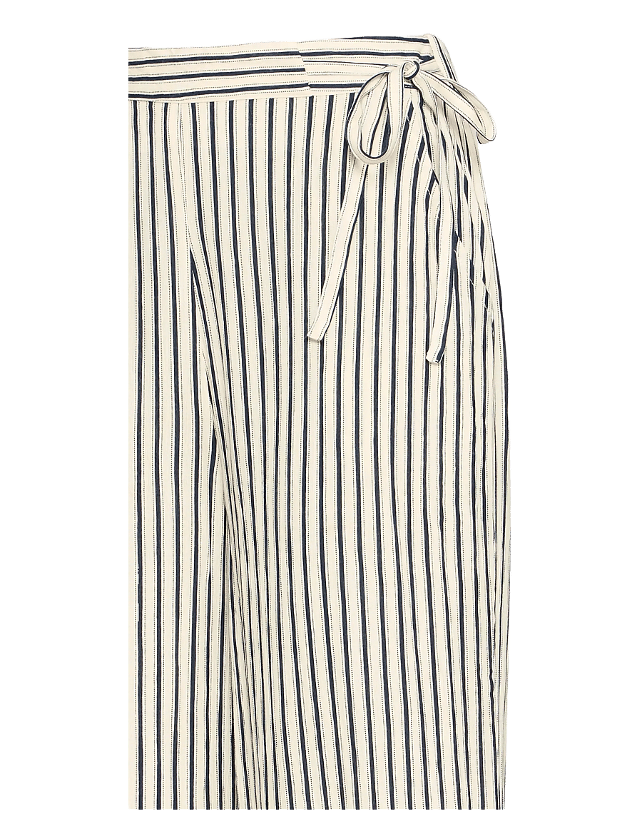 ICHI - IHMARRAKECH AOP PA3 - hose mit geradem bein - total eclipse stripe - 3