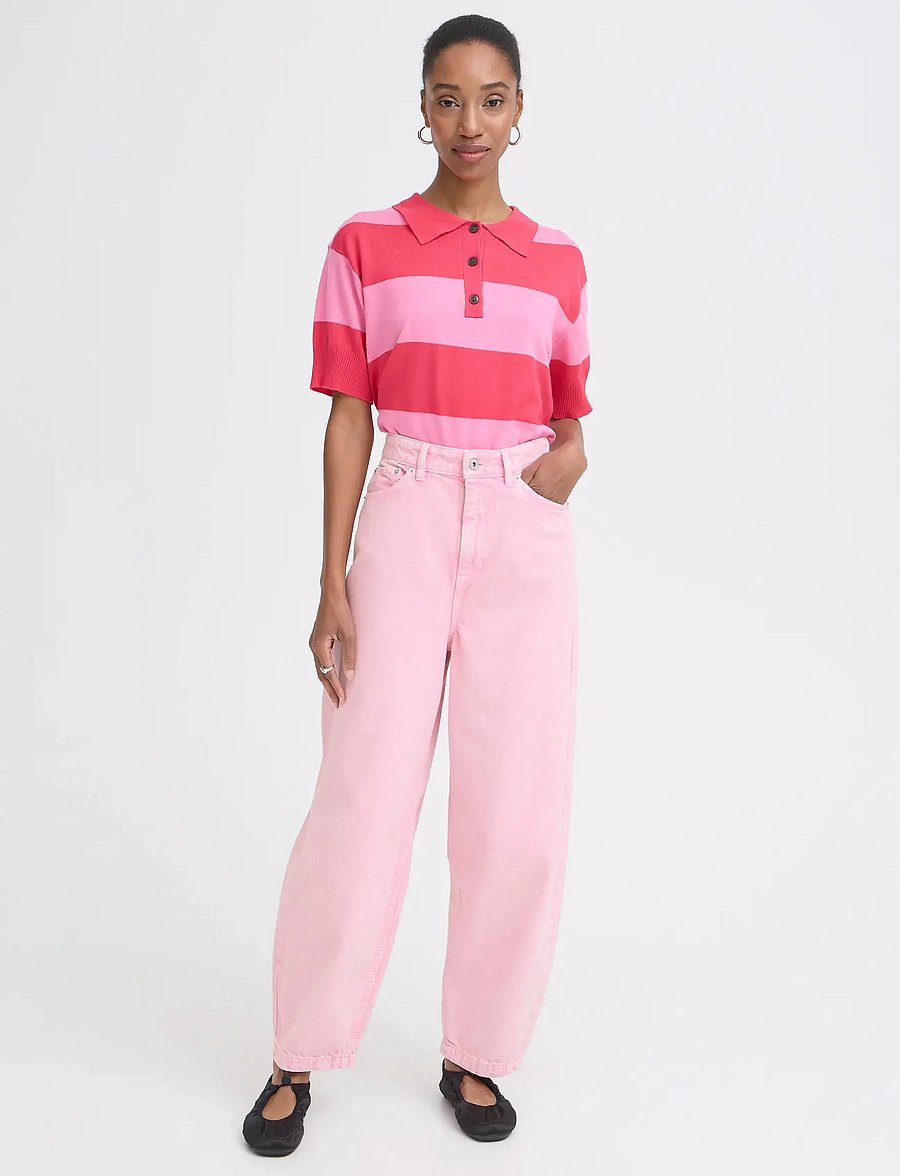 ICHI - IHAVENA PA - barrel jeans - cameo pink - 0