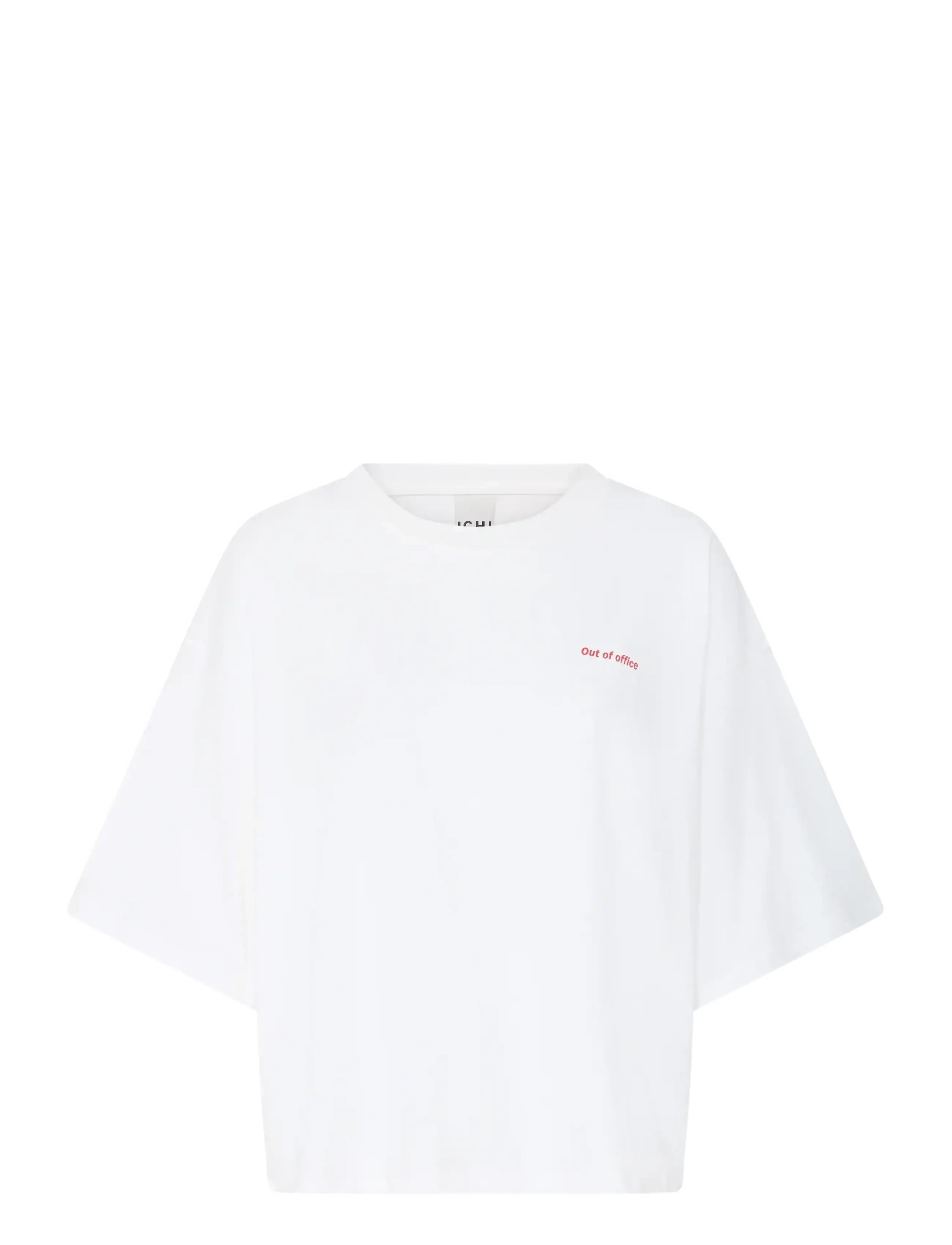 ICHI IHNICA SS3 - ICHI - CLOUD DANCER / FIERY RED / white